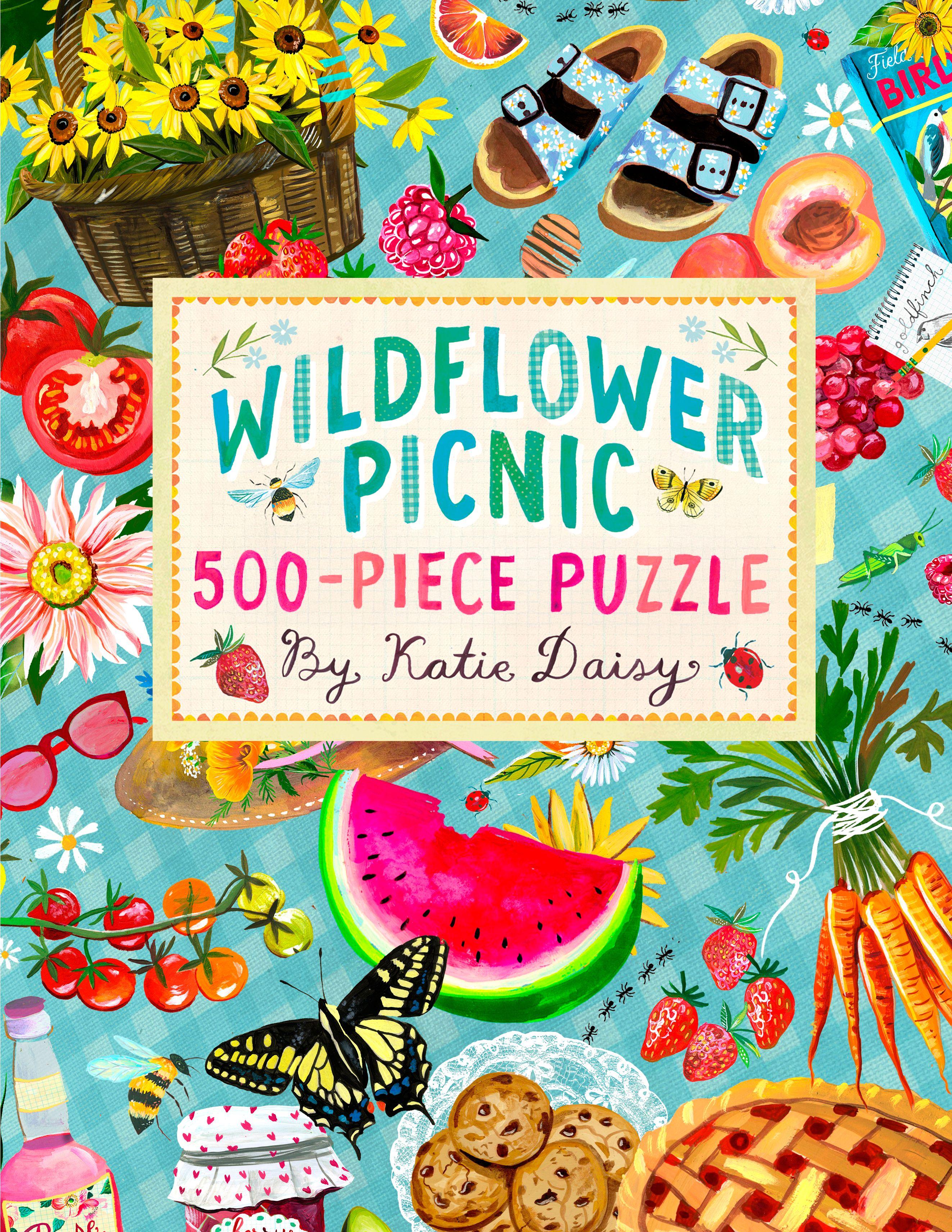 Vorderes Coverbild Wildflower Picnic 500-Piece Puzzle