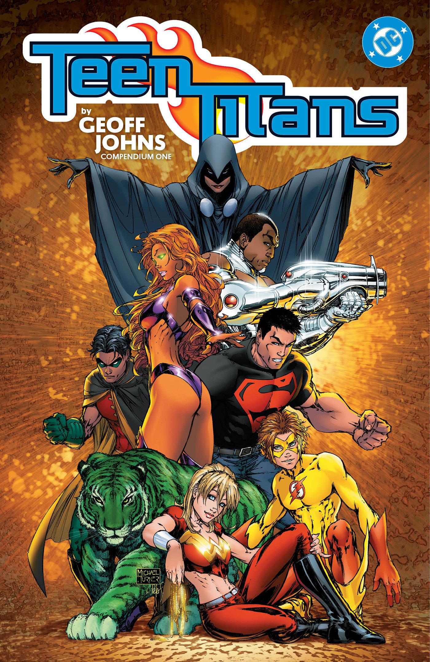 Vorderes Coverbild Teen Titans by Geoff Johns Compendium One