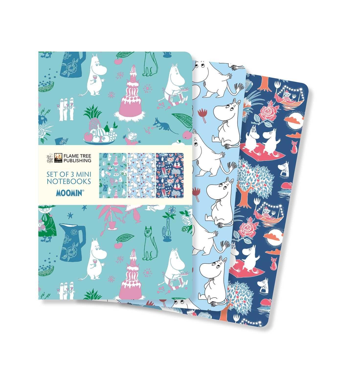 Vorderes Coverbild Moomin Classics Set of 3 Mini Notebooks