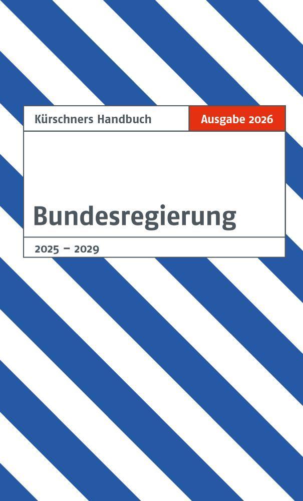 Vorderes Coverbild Kürschners Handbuch Bundesregierung