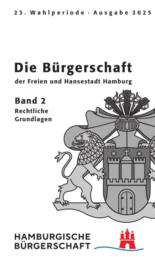 Vorderes Coverbild Hamburgische Bürgerschaft 23. Wahlperiode