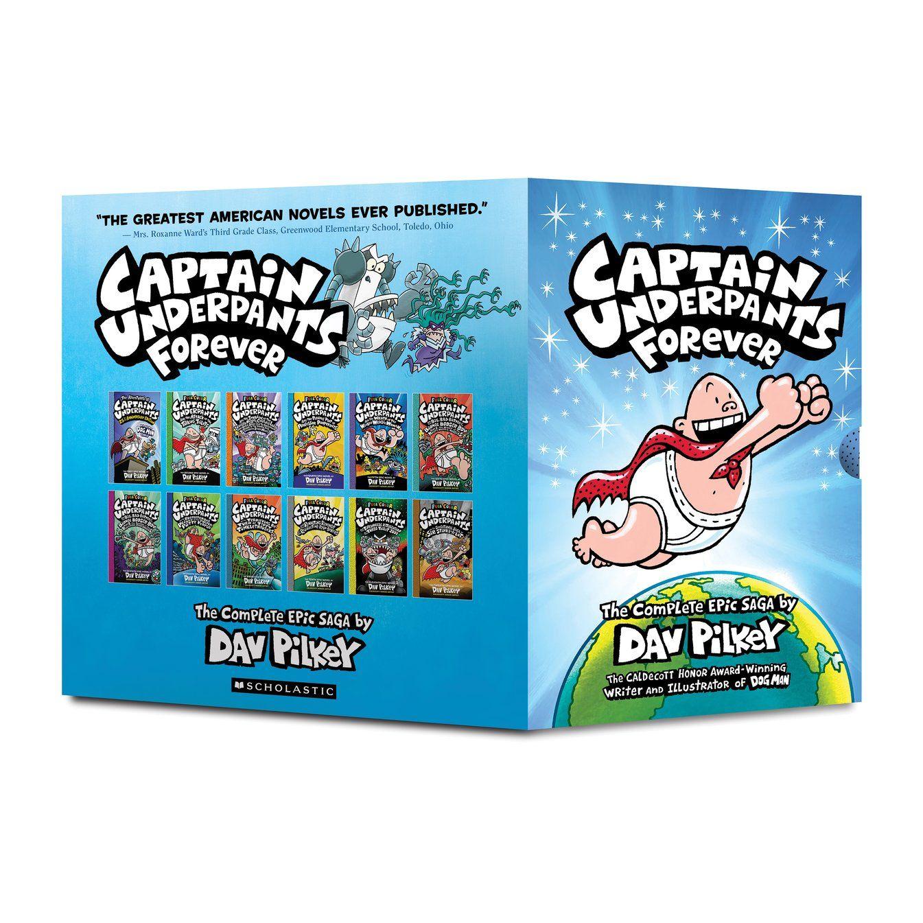 Vorderes Coverbild Captain Underpants Forever Box set (#1-12)