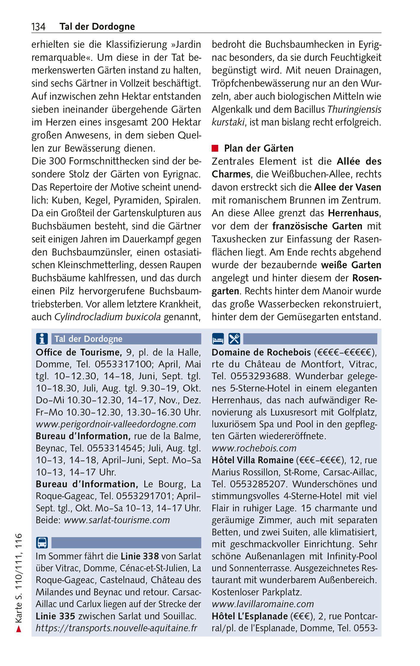 Beispielinhalt (Bild) TRESCHER Reiseführer Périgord