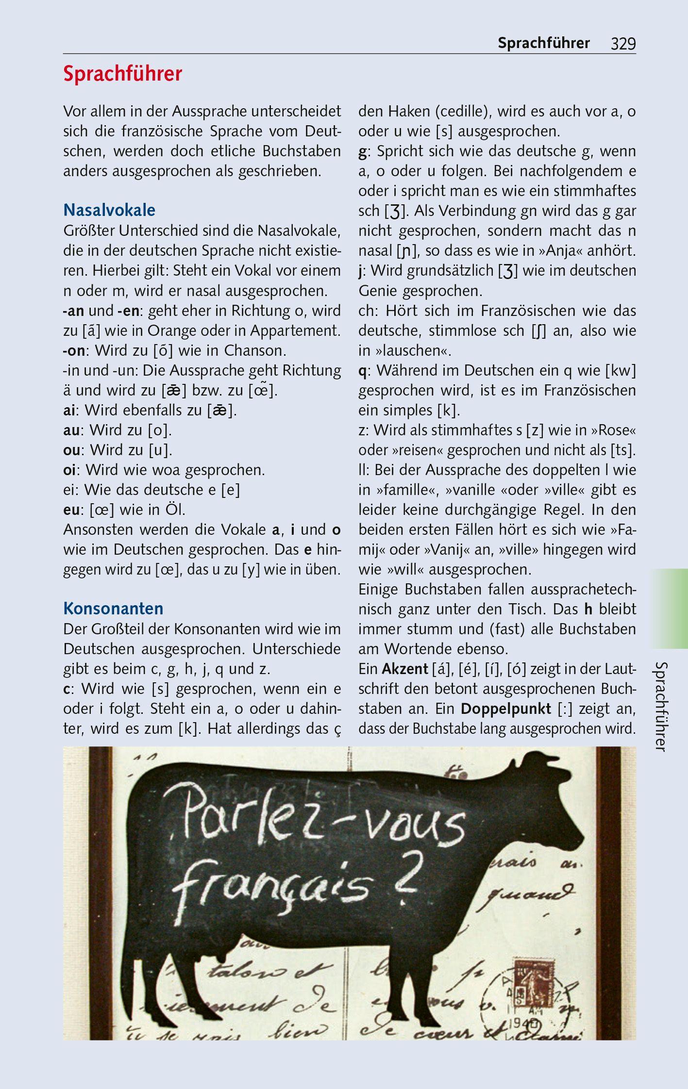 Beispielinhalt (Bild) TRESCHER Reiseführer Périgord