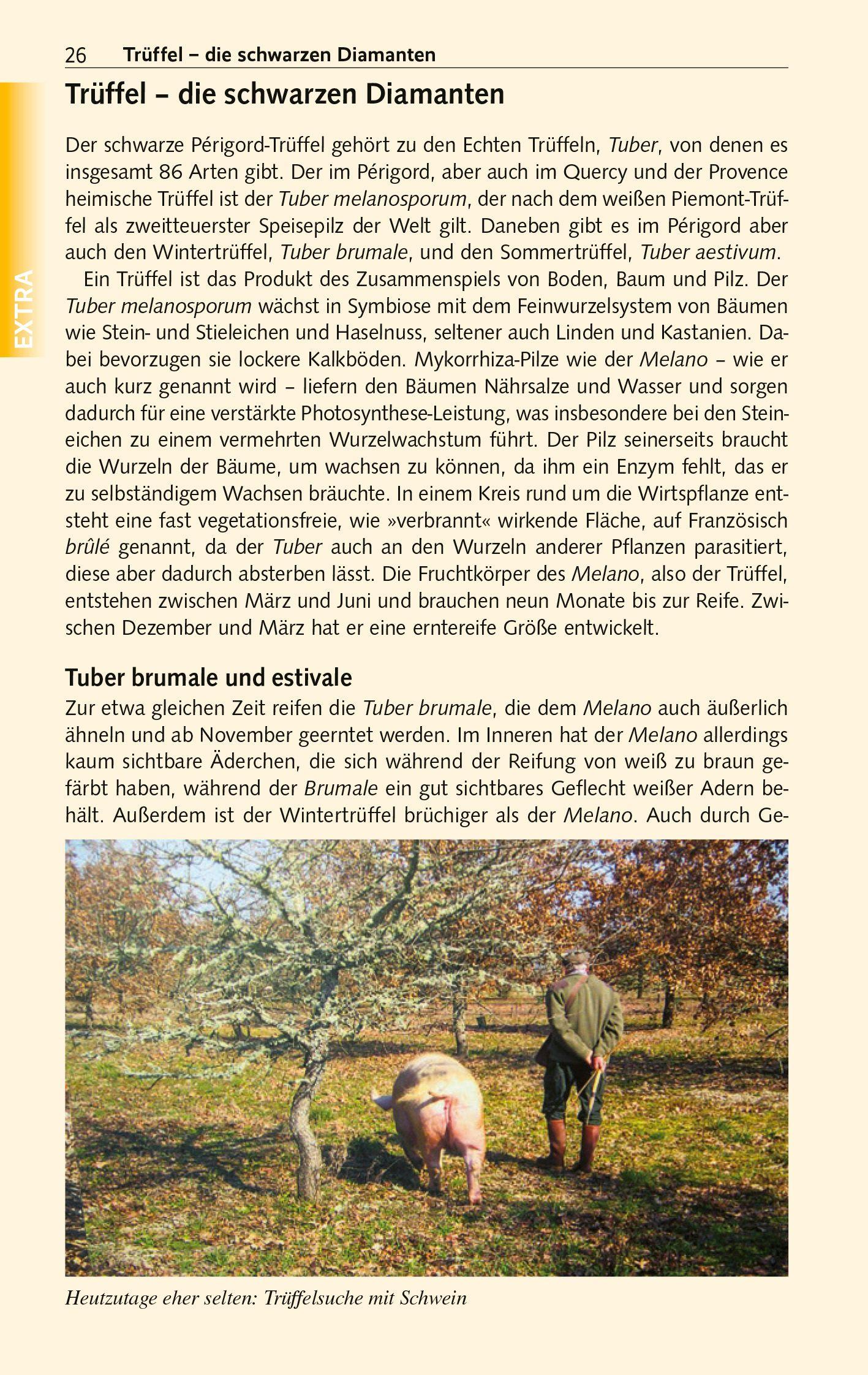 Beispielinhalt (Bild) TRESCHER Reiseführer Périgord