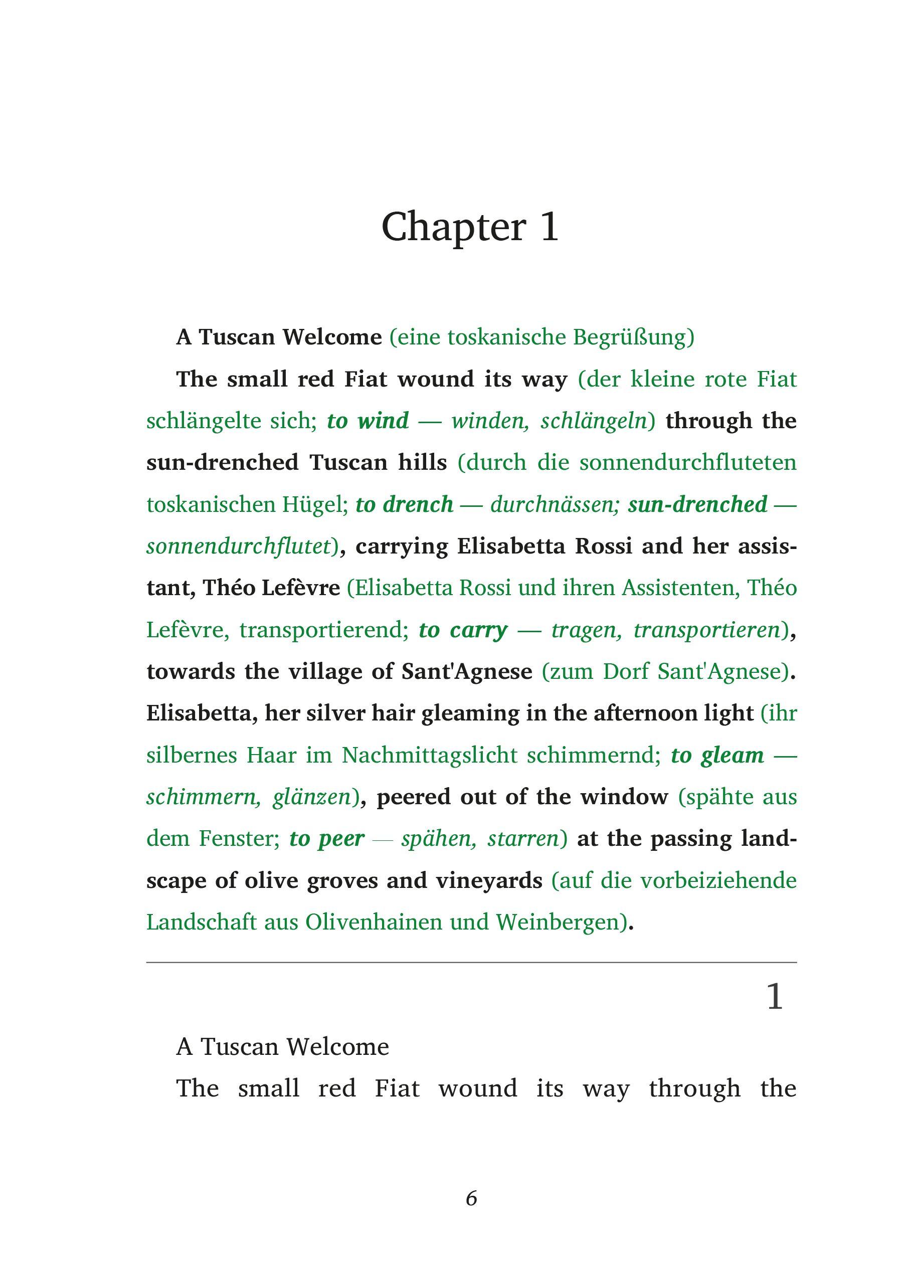 Beispielinhalt (Bild) The Pigment of Imagination - Englische Krimi-Lektüre A2-B1 (+ Audio-Online)
