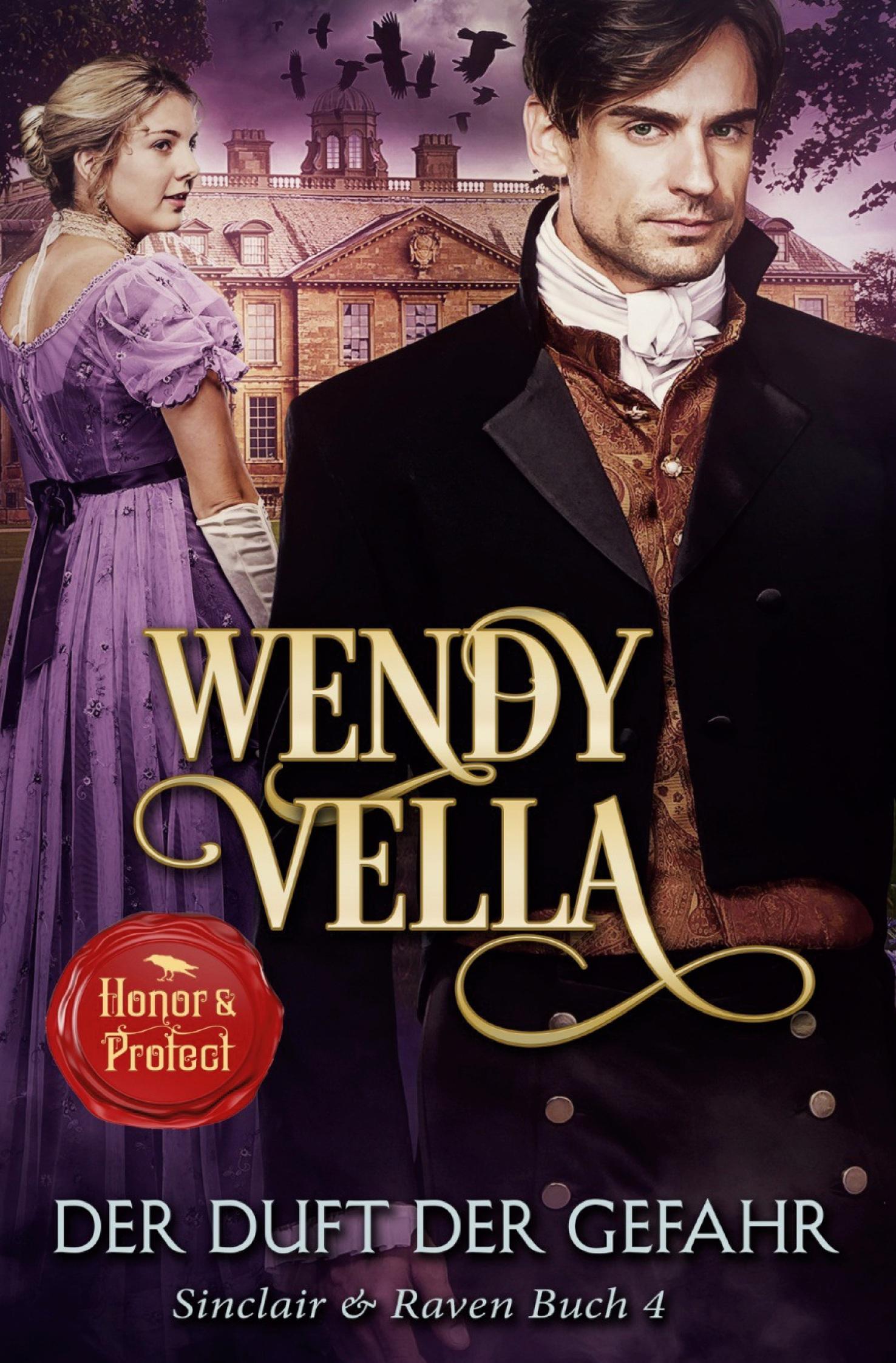 Vorderes Coverbild Der Duft der Gefahr (Sinclair & Raven Buch 4)