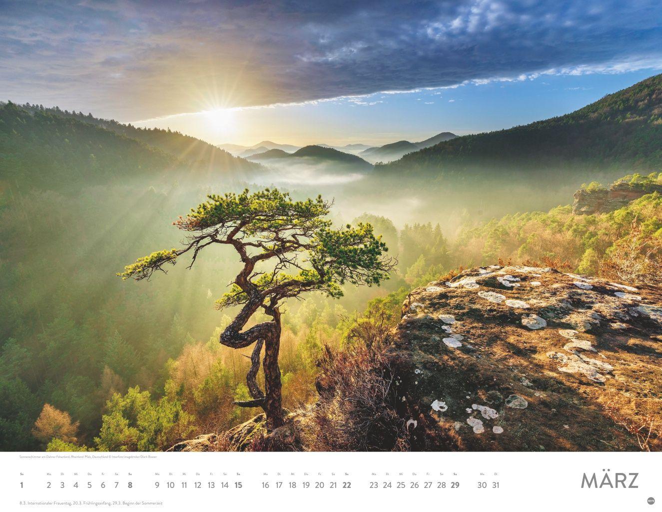 Beispielinhalt (Bild) Sonnenzauber Posterkalender 2026