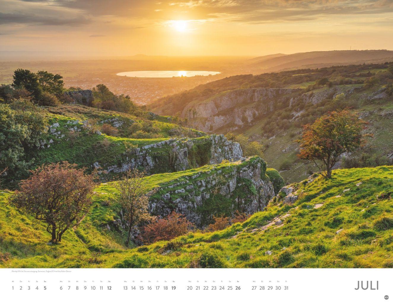 Beispielinhalt (Bild) Sonnenzauber Posterkalender 2026