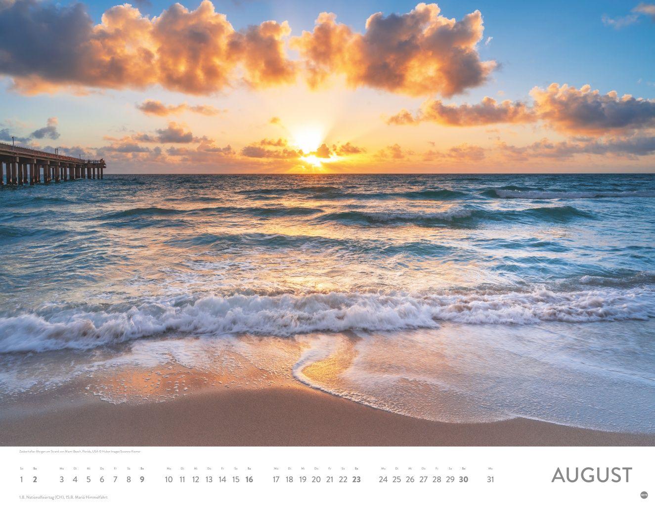 Beispielinhalt (Bild) Sonnenzauber Posterkalender 2026