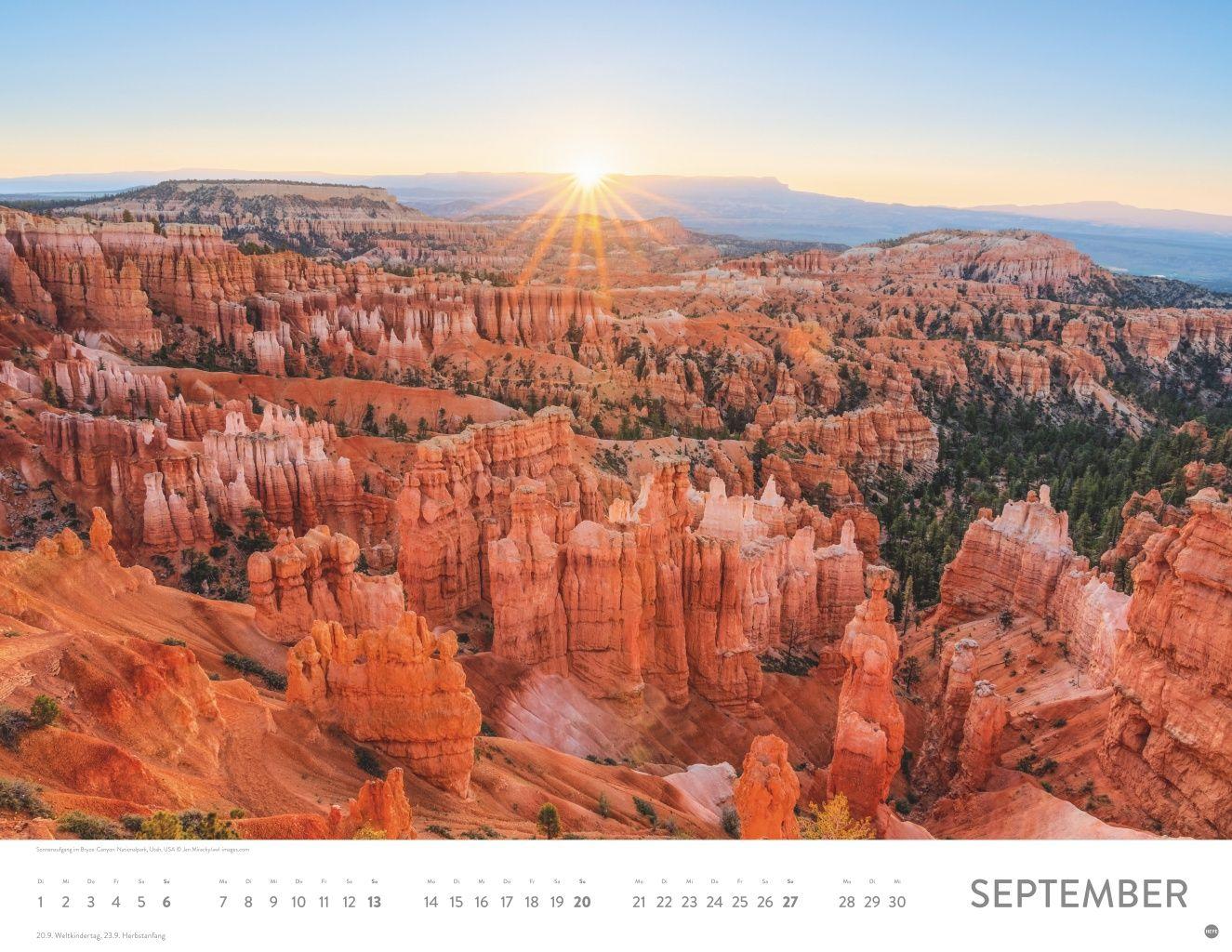 Beispielinhalt (Bild) Sonnenzauber Posterkalender 2026