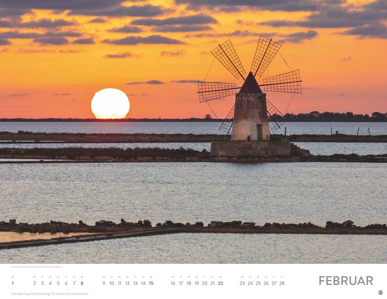 Beispielinhalt (Bild) Sonnenzauber Posterkalender 2026