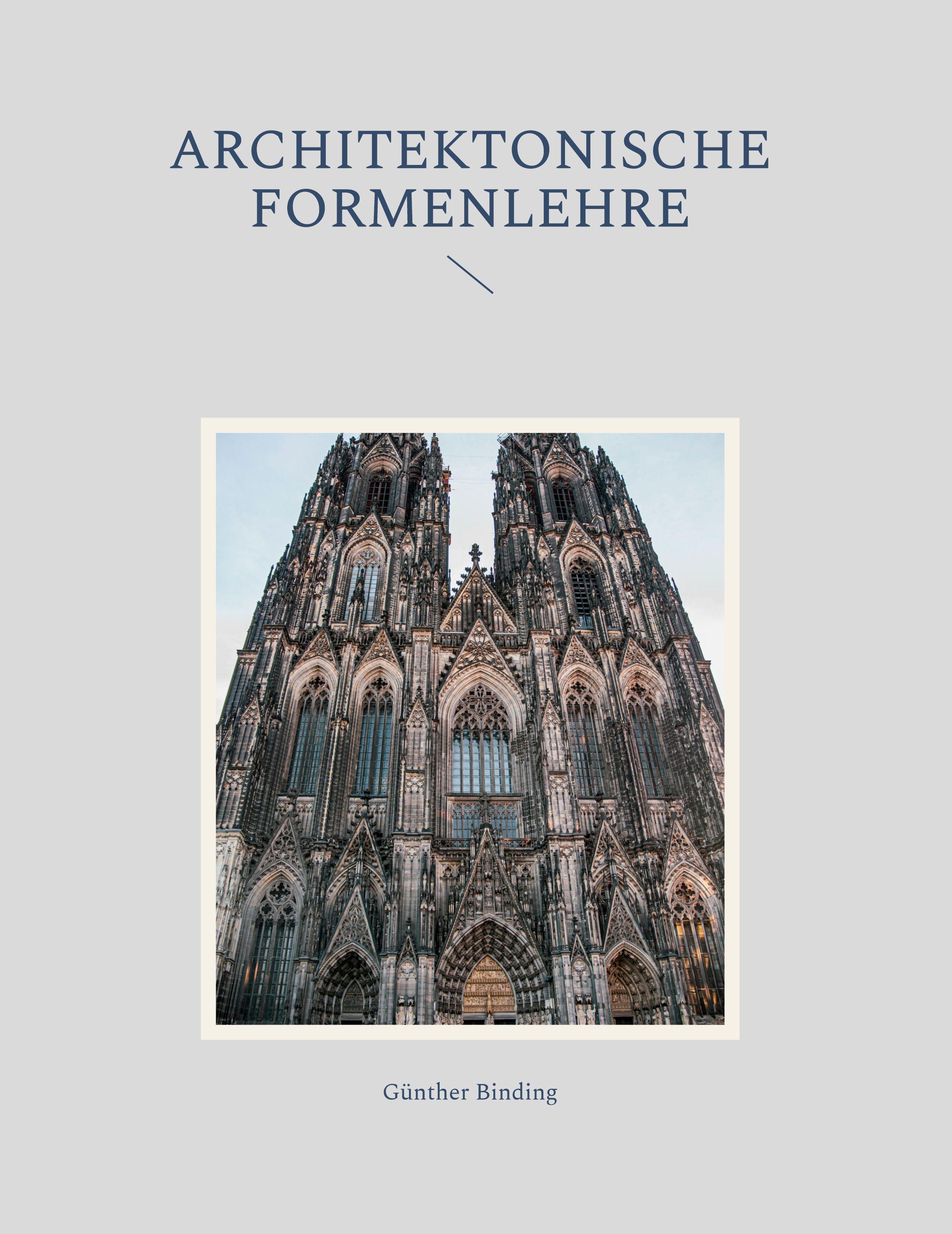 Vorderes Coverbild Architektonische Formenlehre