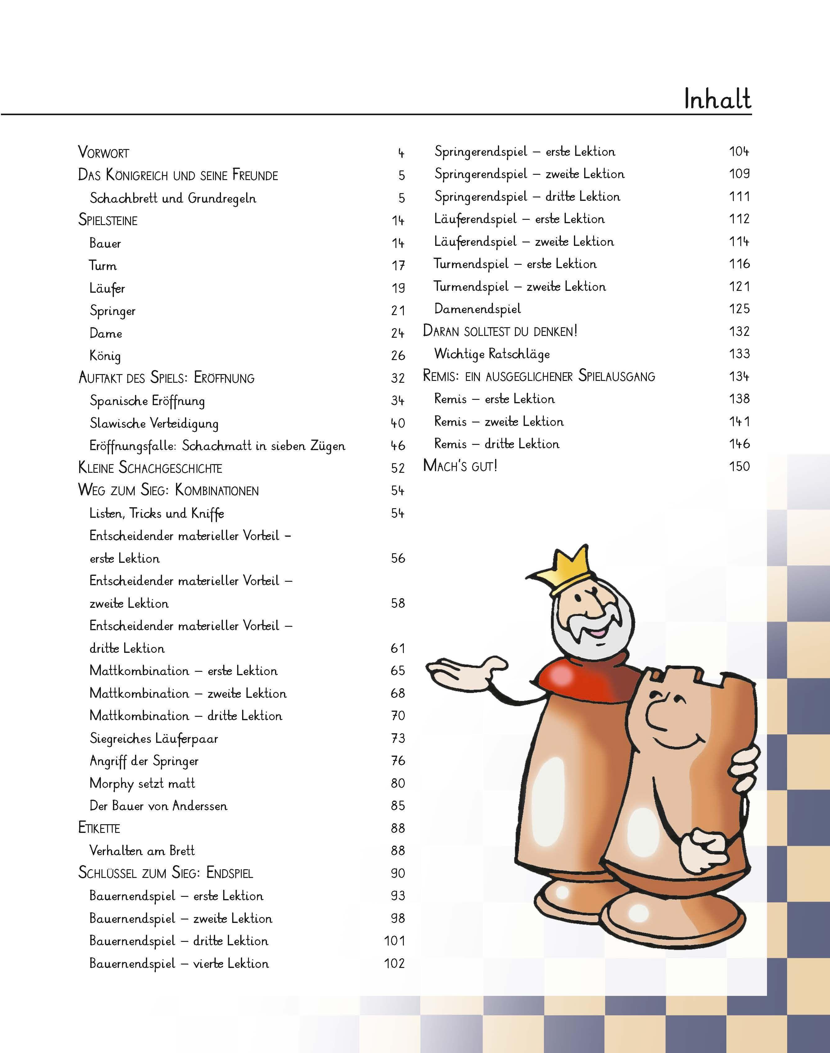 Beispielinhalt (Bild) Das große Schachbuch für Kinder