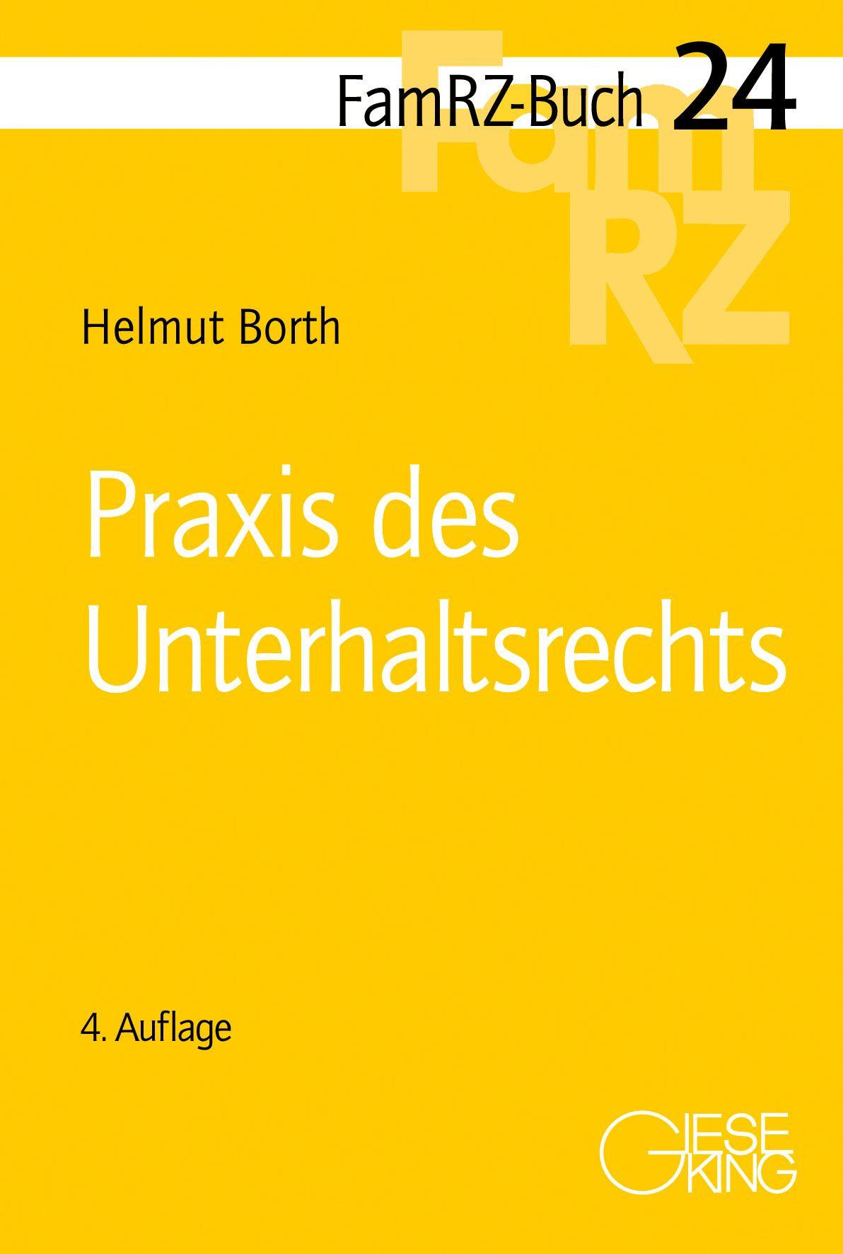Vorderes Coverbild Praxis des Unterhaltsrechts