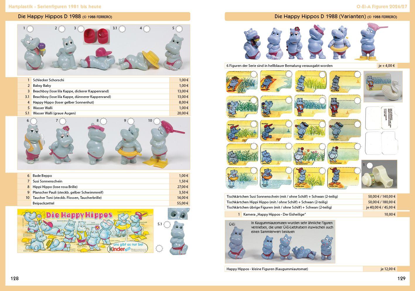 Beispielinhalt (Bild) O-Ei-A Figuren 2026/27 - Der Preisführer für Figuren aus dem Überraschungsei!