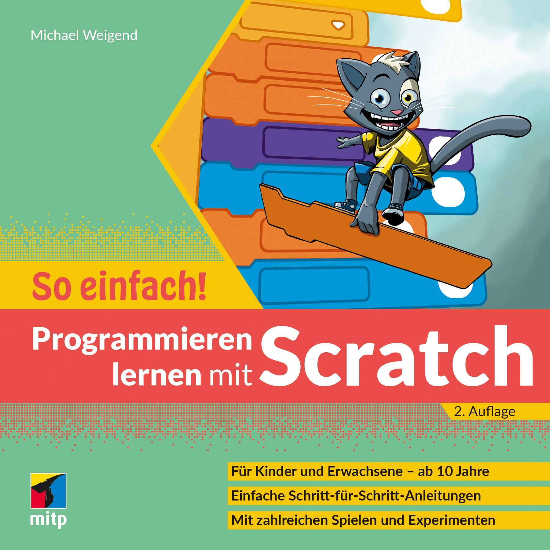 Vorderes Coverbild Programmieren lernen mit Scratch - So einfach!