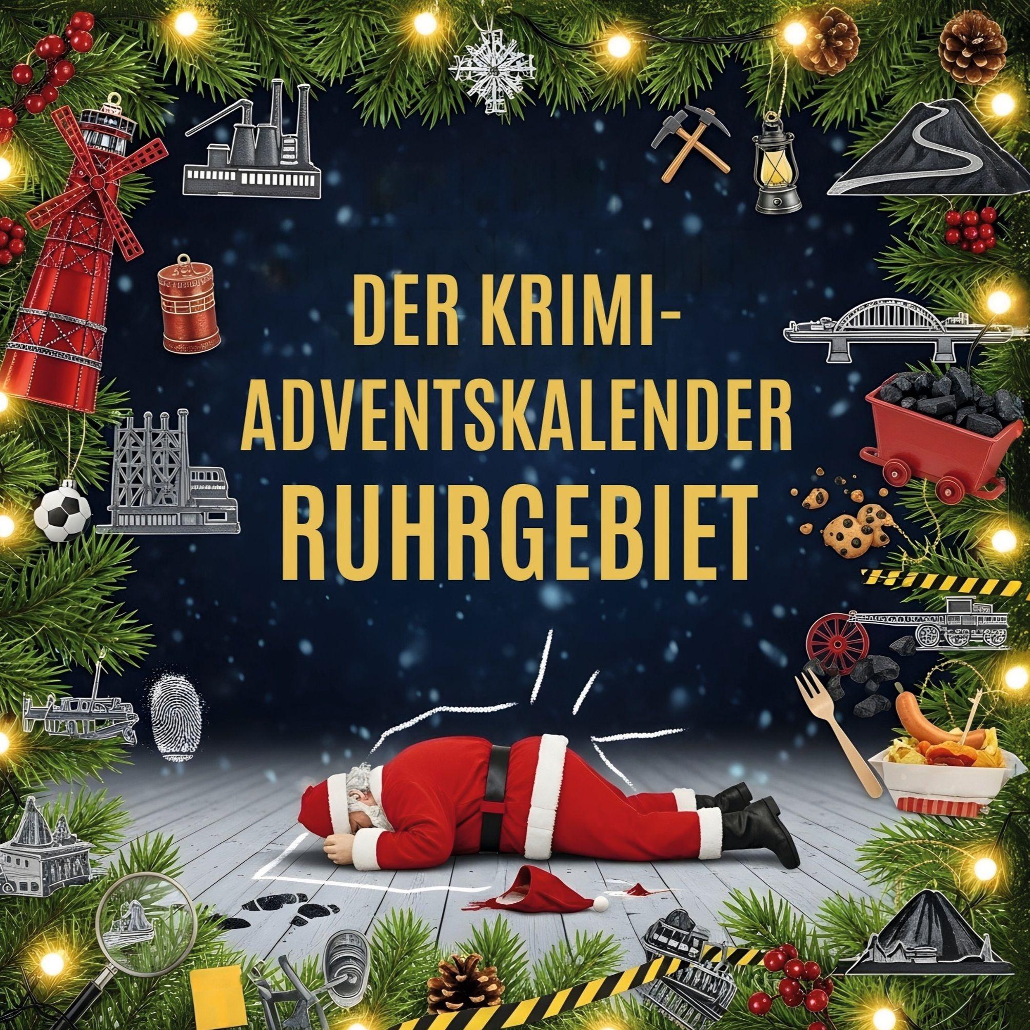 Vorderes Coverbild Der Krimi-Adventskalender Ruhrgebiet
