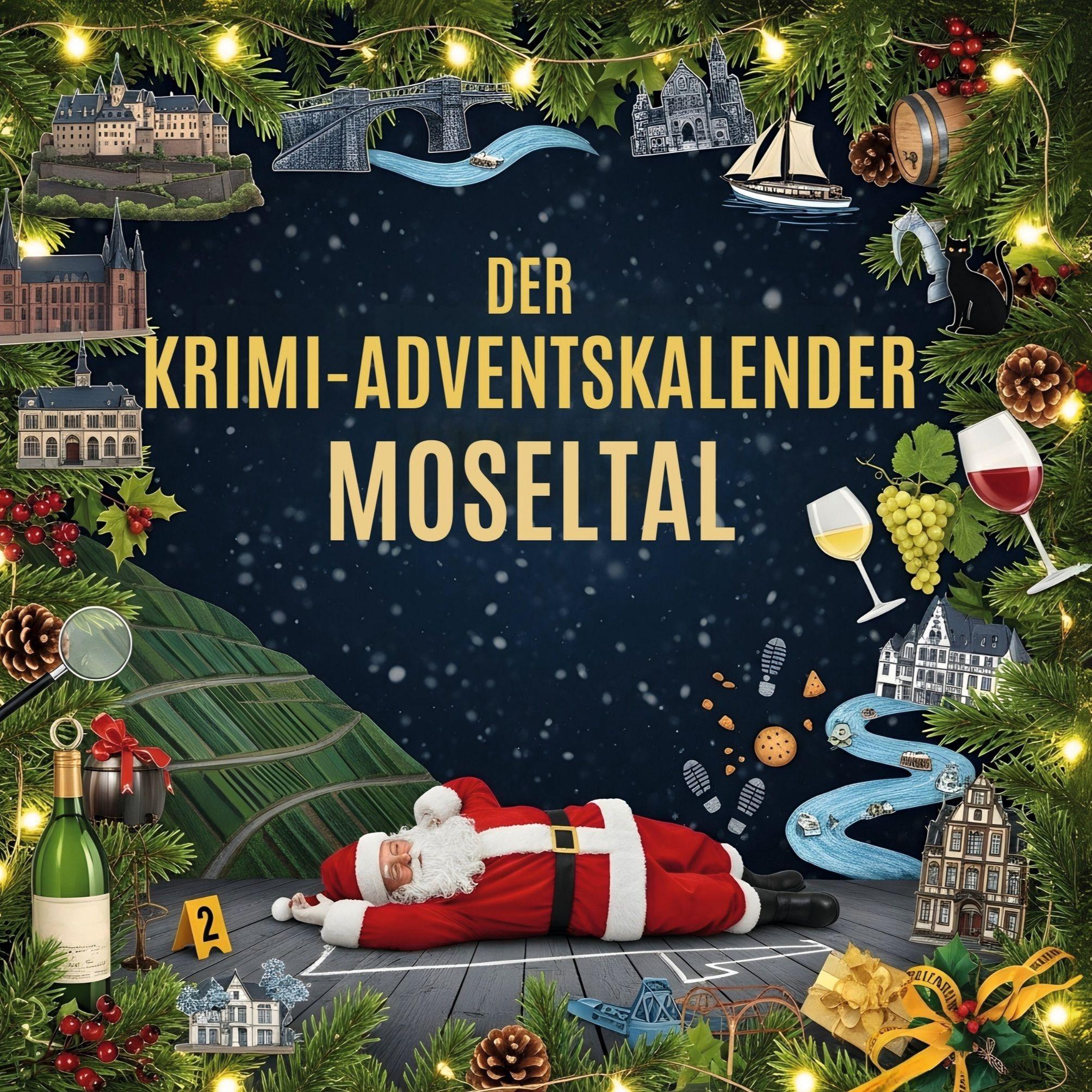 Vorderes Coverbild Der Krimi-Adventskalender Moseltal