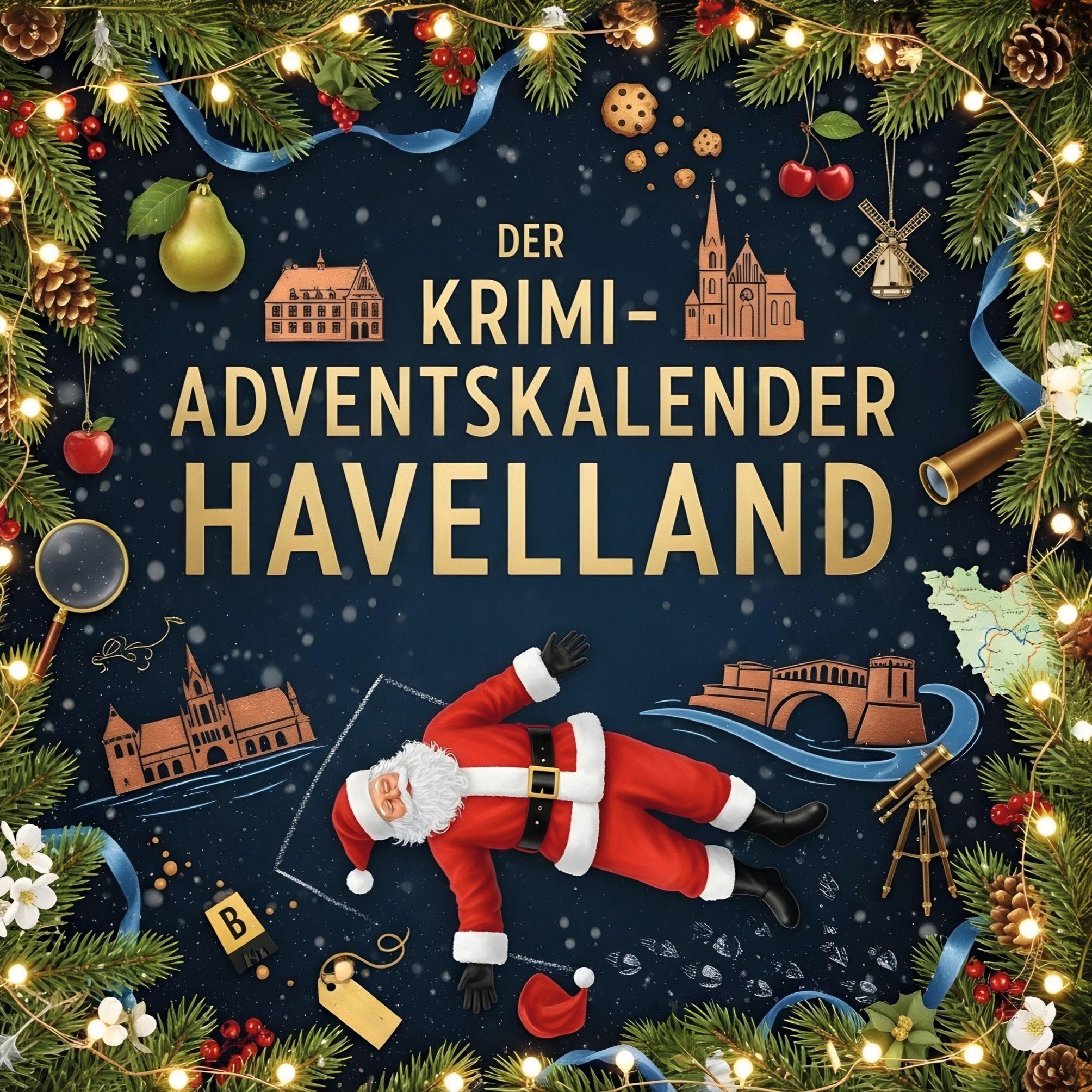 Vorderes Coverbild Der Krimi-Adventskalender Havelland