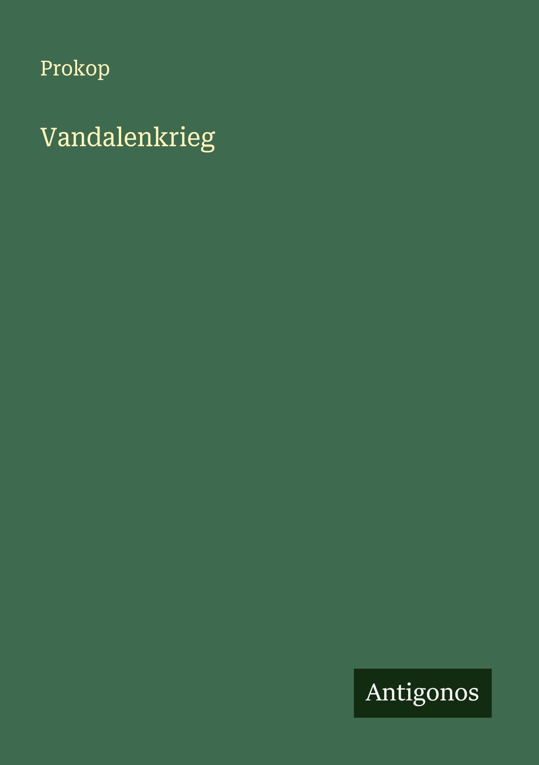 Vorderes Coverbild Vandalenkrieg