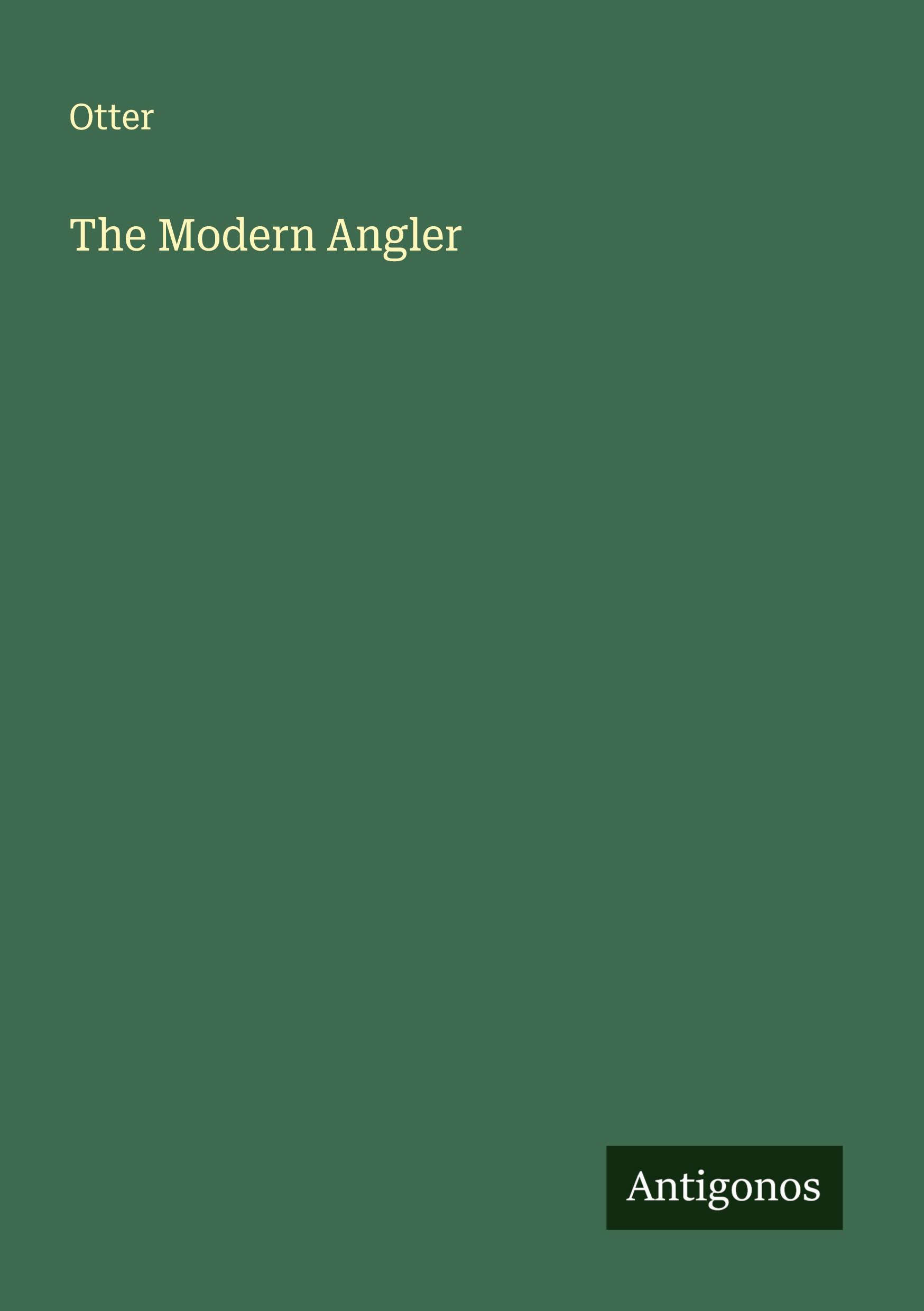 Vorderes Coverbild The Modern Angler