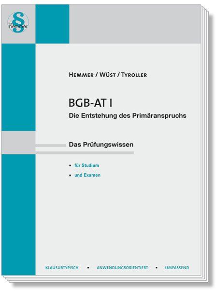 Vorderes Coverbild BGB AT I - Entstehung des Primäranspruchs
