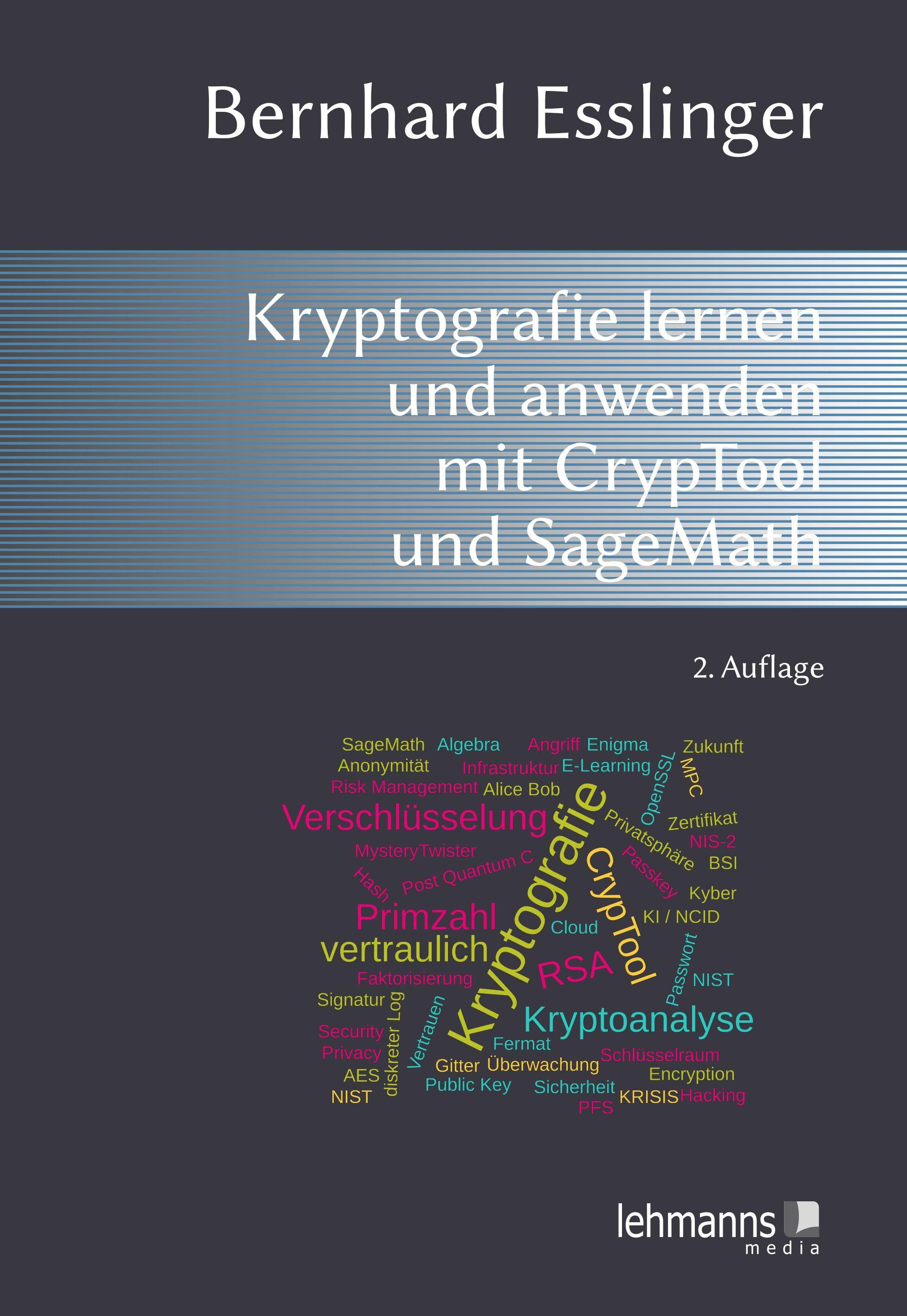 Vorderes Coverbild Das CrypTool-Buch: Kryptografie lernen und anwenden mit CrypTool und SageMath