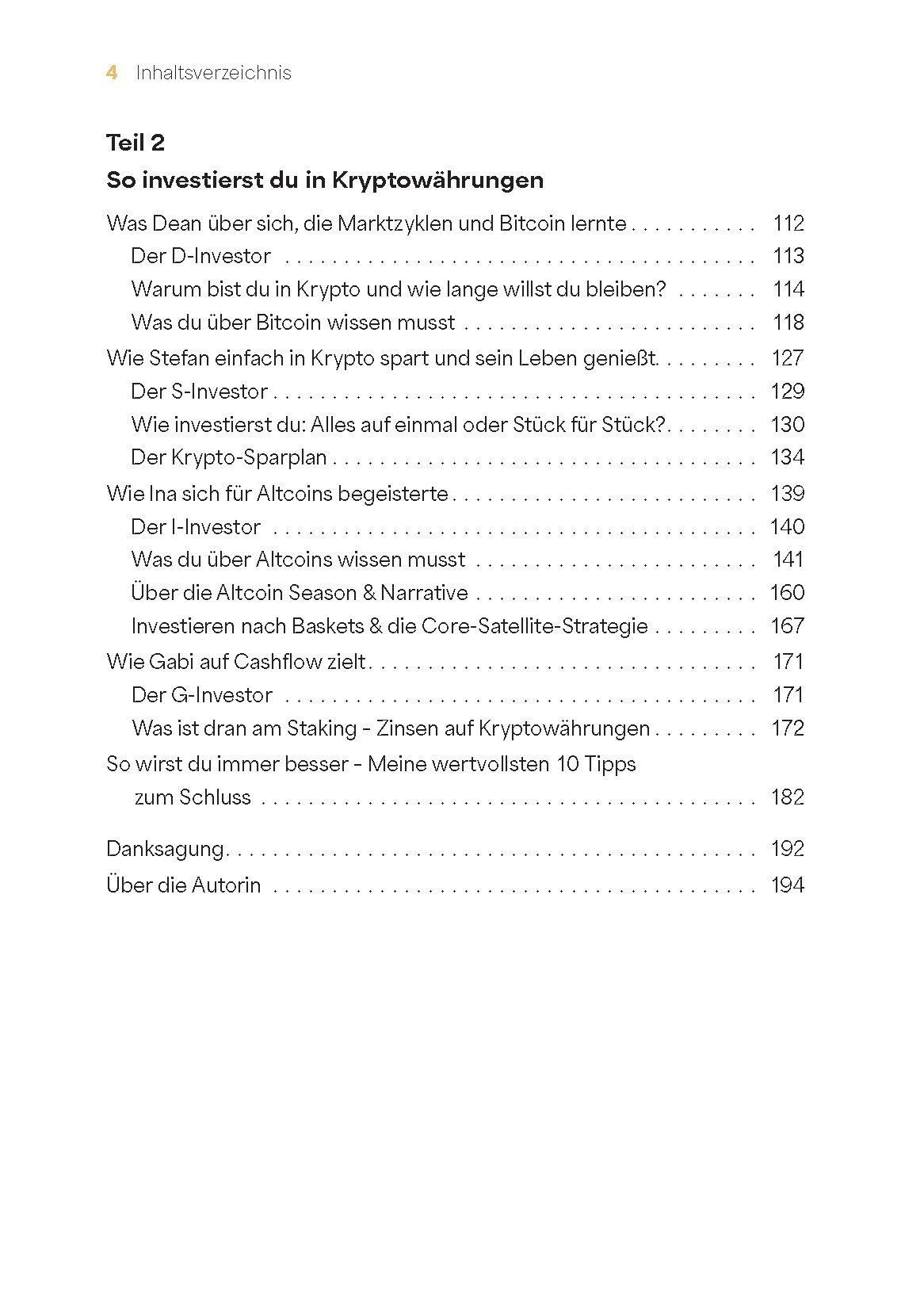 Beispielinhalt (Bild) Der Krypto Kompass