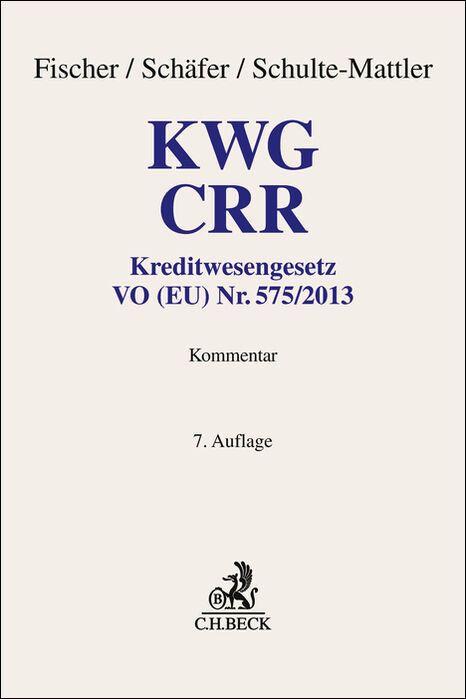 Vorderes Coverbild KWG, CRR