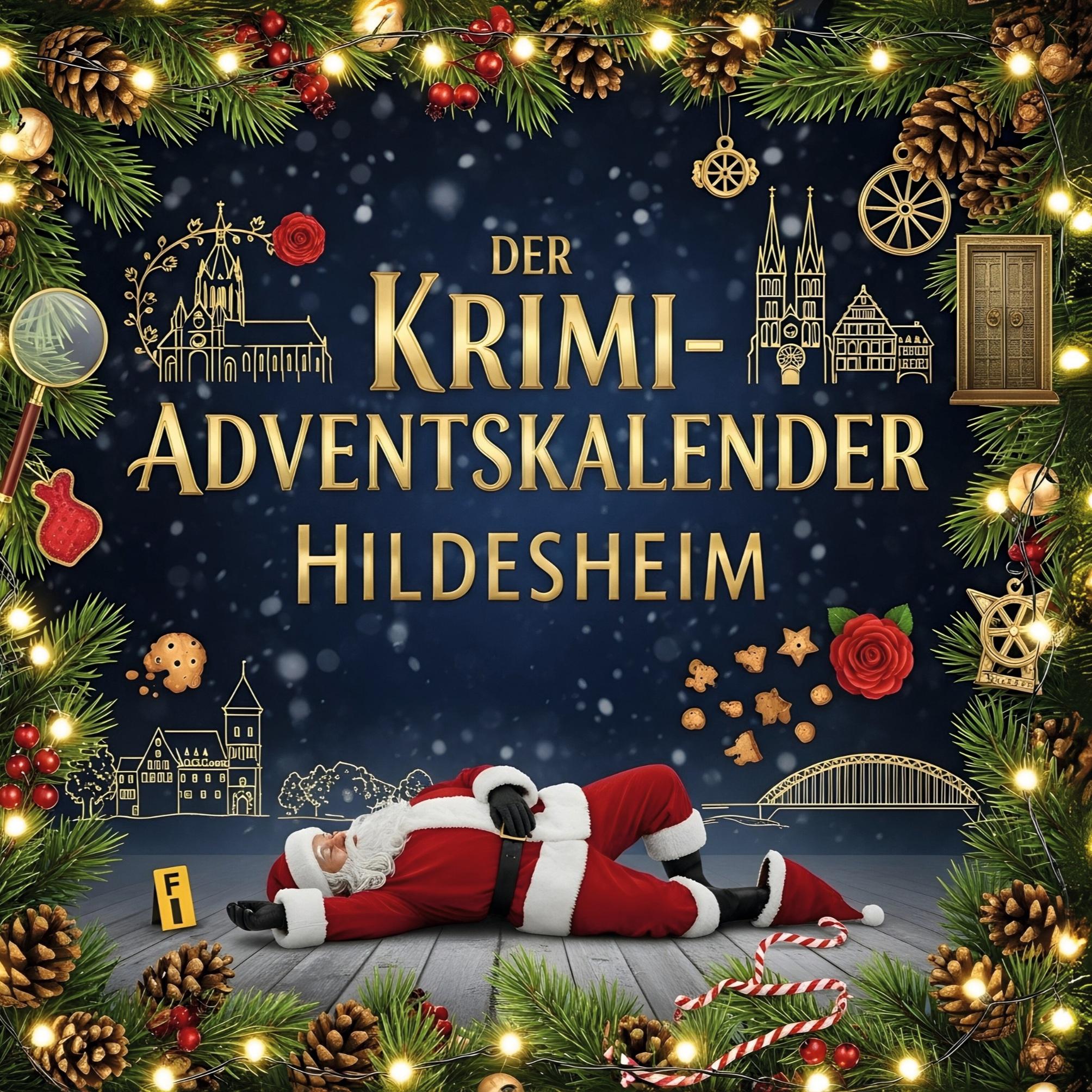 Vorderes Coverbild Der Krimi-Adventskalender Hildesheim