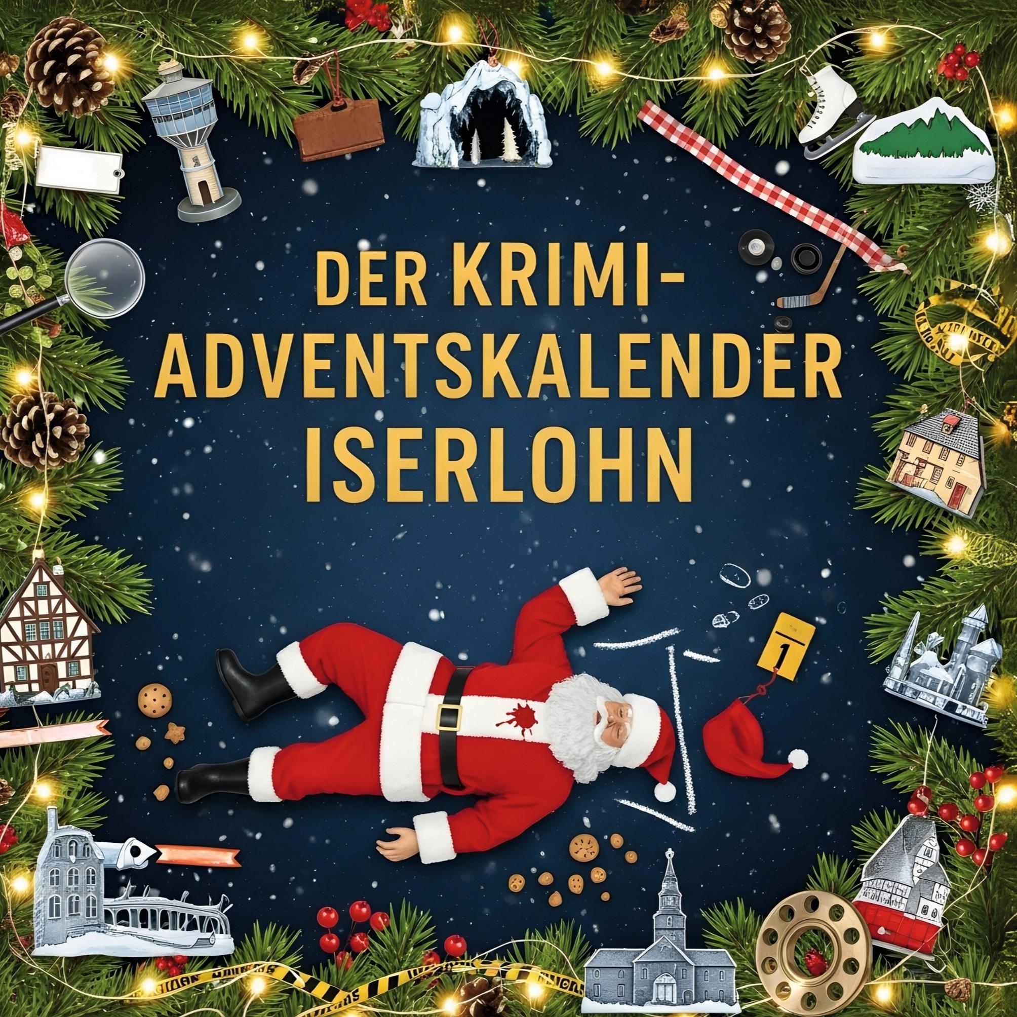 Vorderes Coverbild Der Krimi-Adventskalender Iserlohn