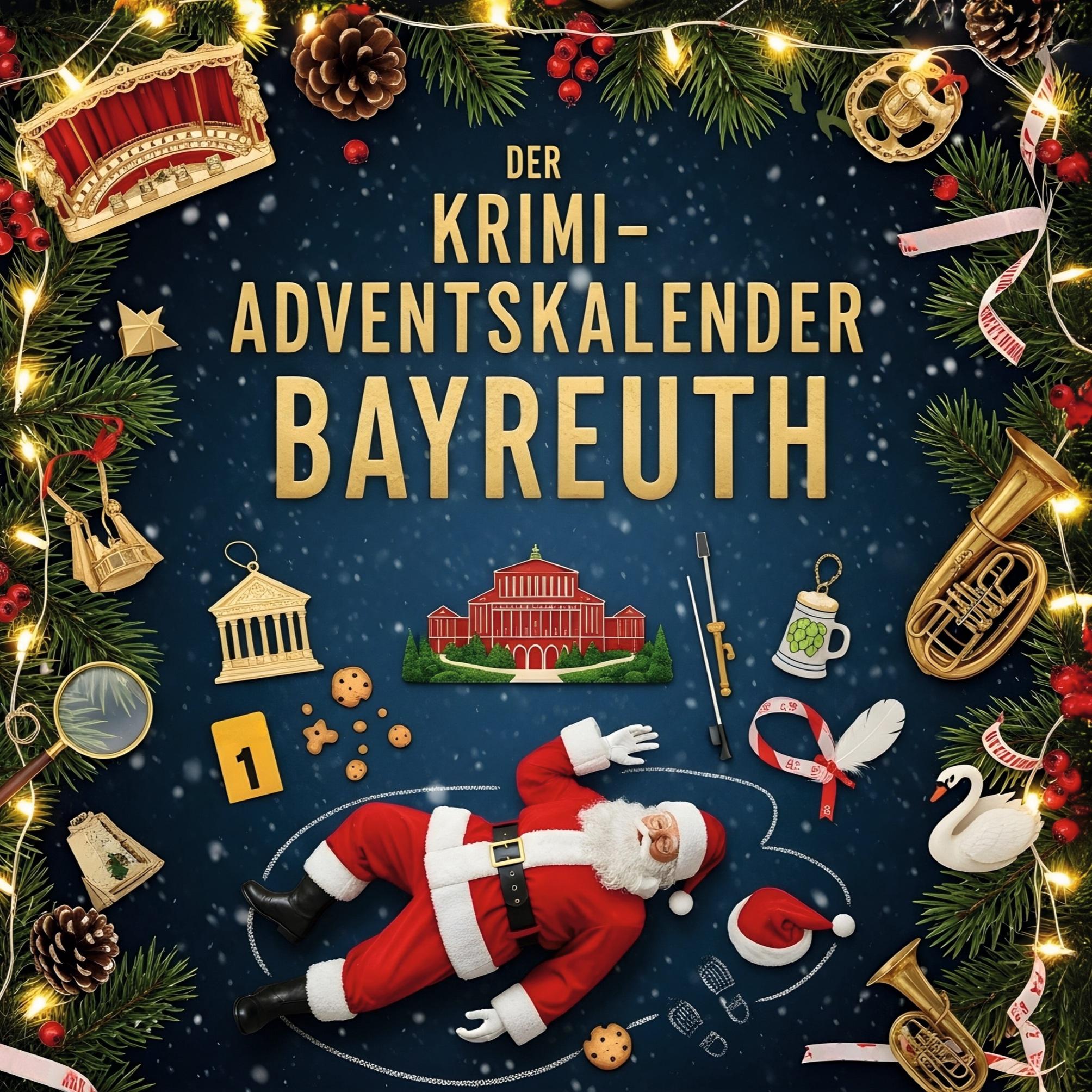 Vorderes Coverbild Der Krimi-Adventskalender Bayreuth