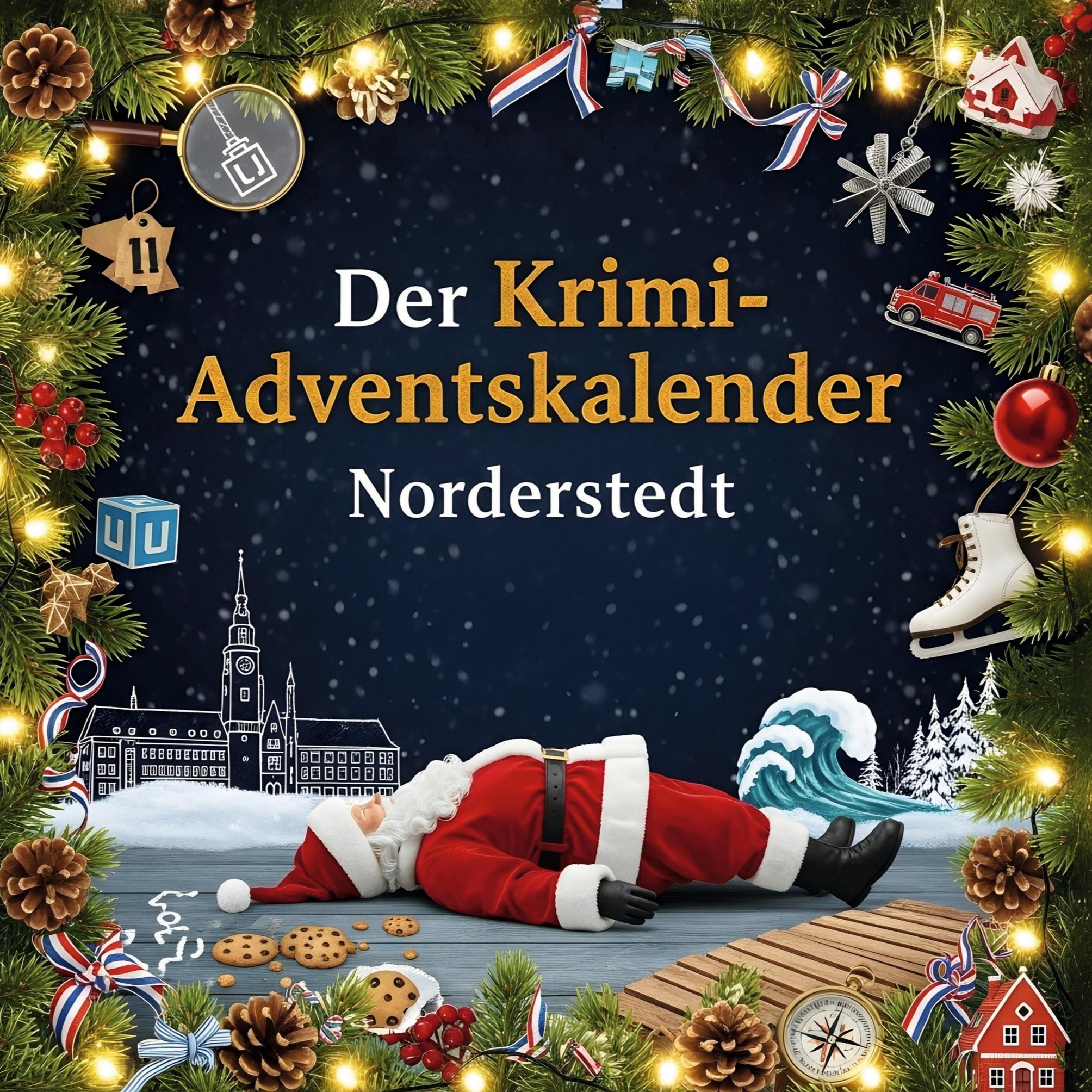 Vorderes Coverbild Der Krimi-Adventskalender Norderstedt