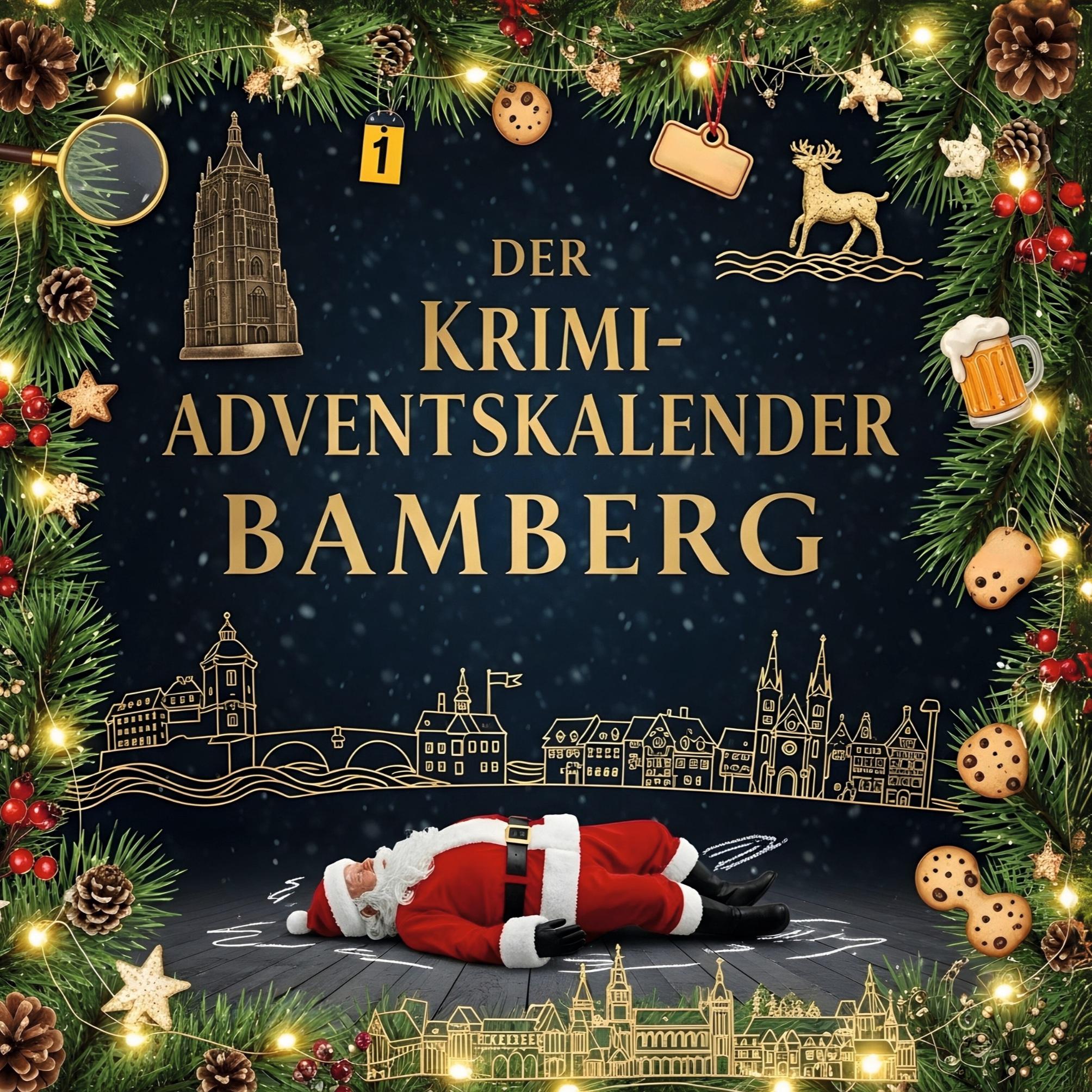 Vorderes Coverbild Der Krimi-Adventskalender Bamberg