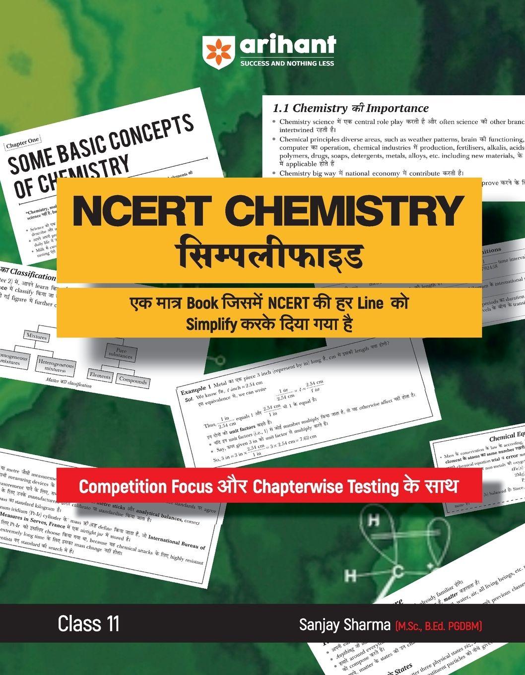 Vorderes Coverbild Arihant NCERT CHEMISTRY Simplified Class 11th