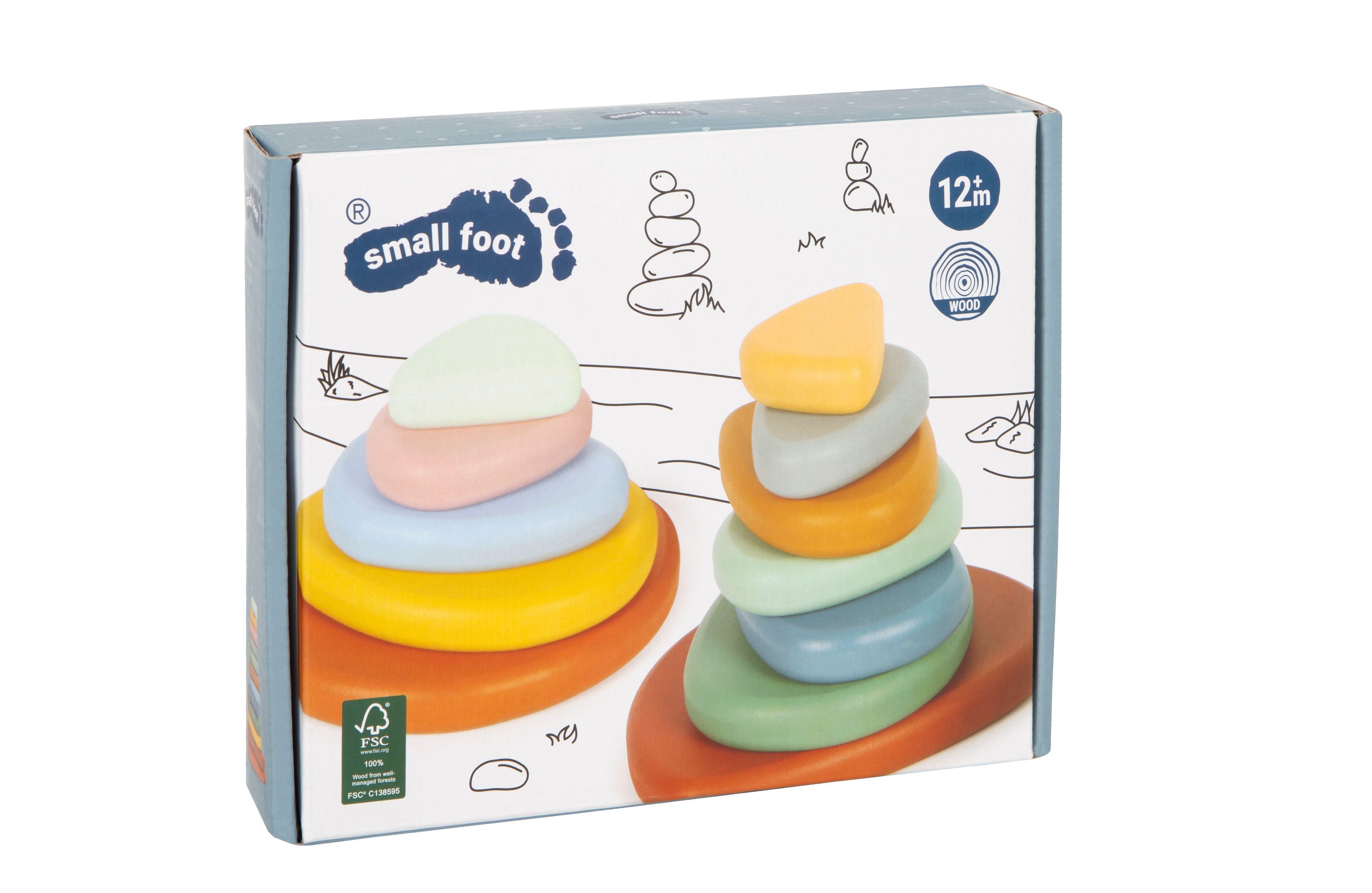 Beispielinhalt (Bild) Montessori Balancierspiel Flusssteine