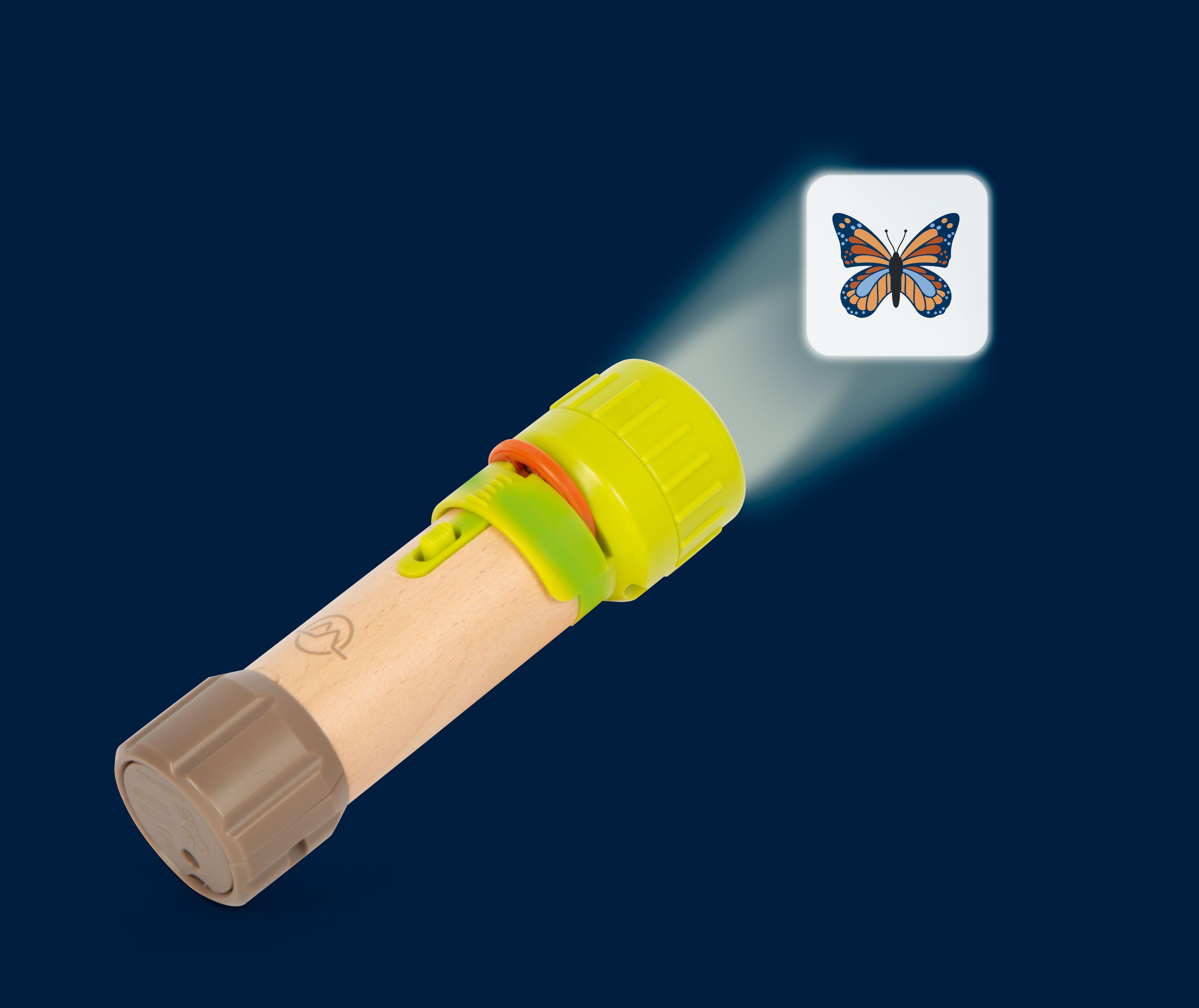 Beispielinhalt (Bild) Taschenlampe und Projektor "Discover"