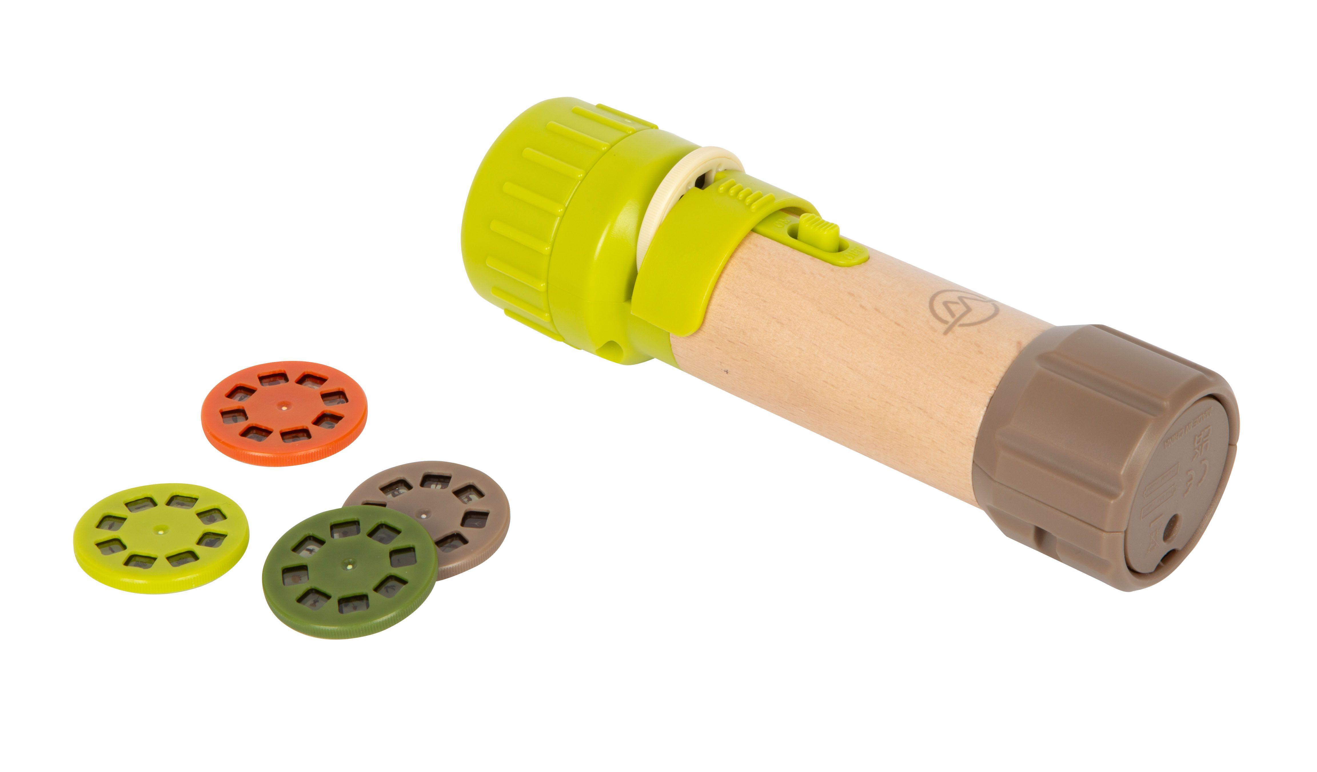 Beispielinhalt (Bild) Taschenlampe und Projektor "Discover"