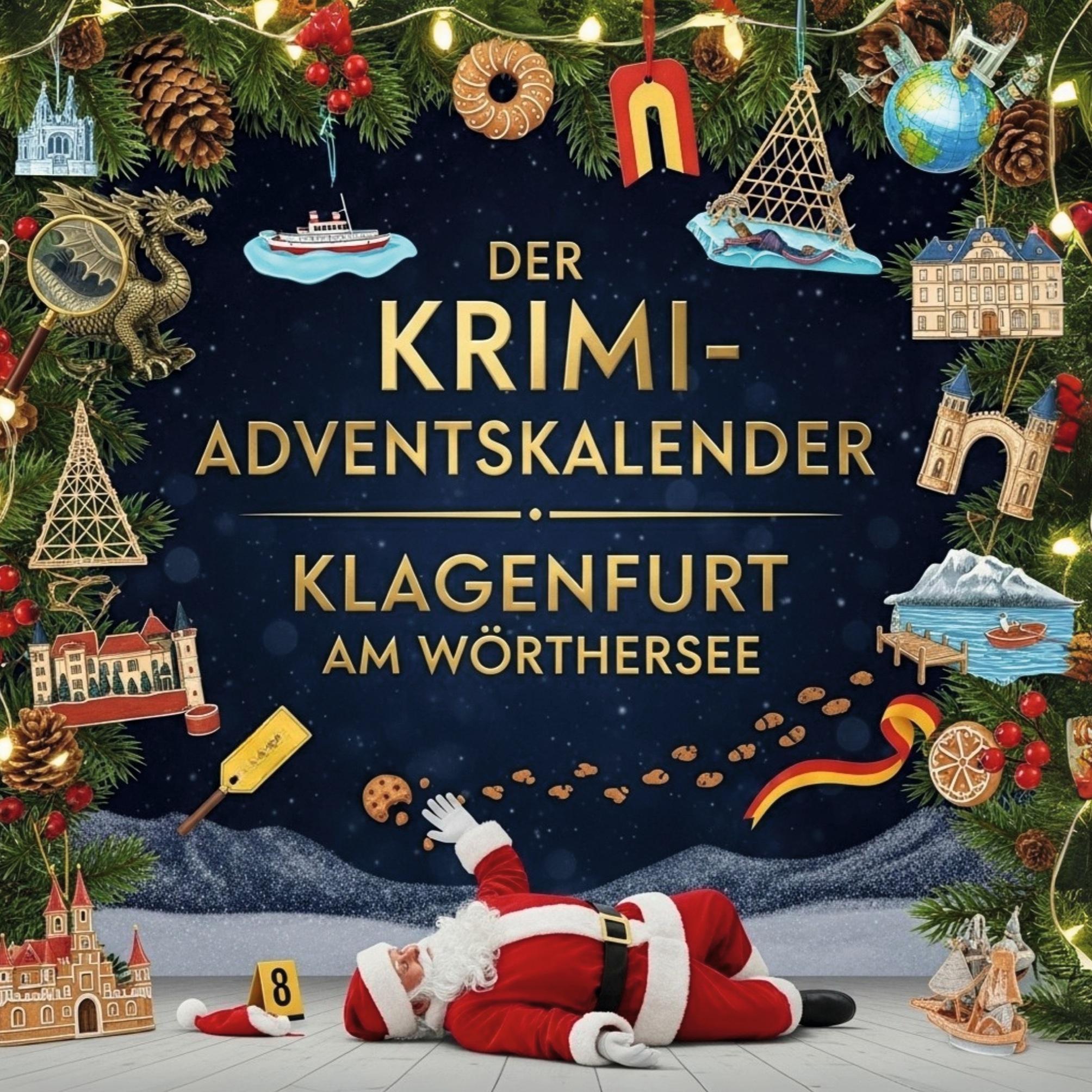 Vorderes Coverbild Der Krimi-Adventskalender Klagenfurt am Wörthersee