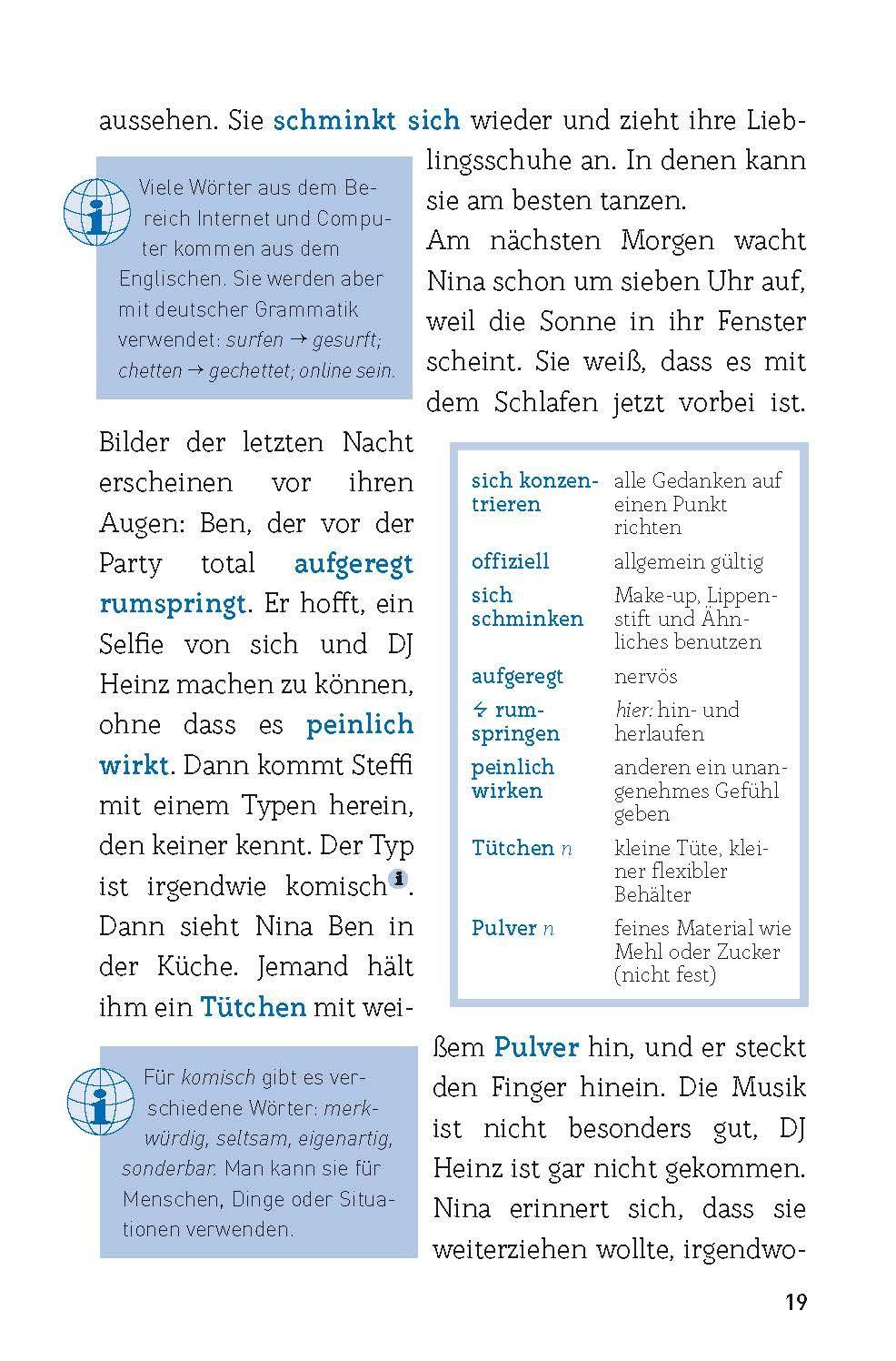 Beispielinhalt (Bild) Nina geht