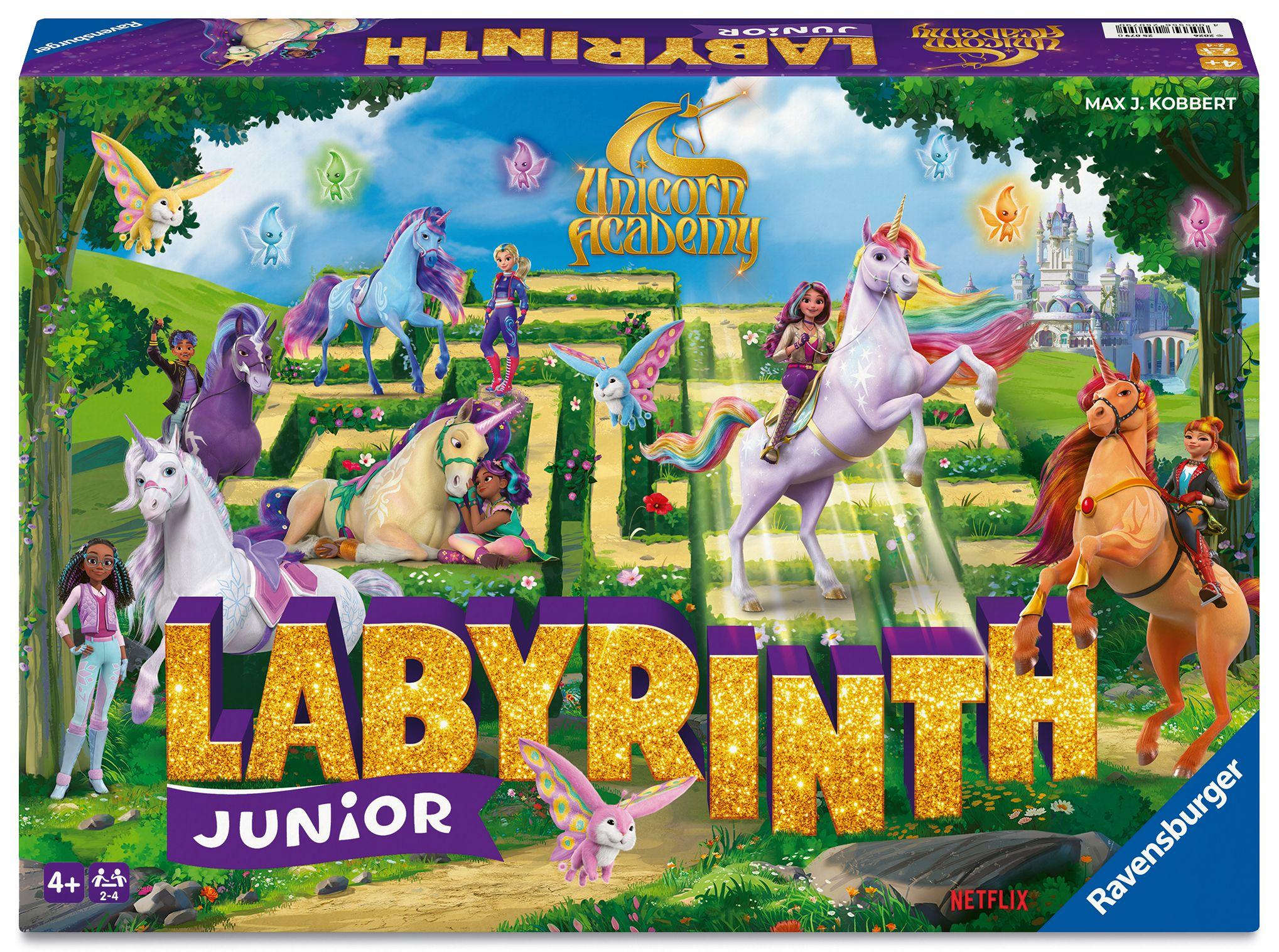 Vorderes Coverbild Unicorn Academy Junior Labyrinth - Kinderspiel ab 4 Jahre