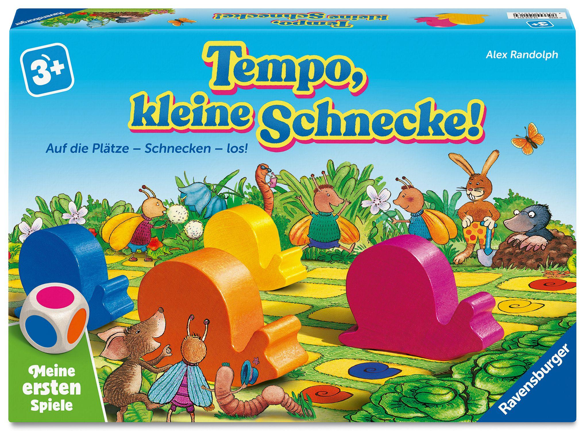 Vorderes Coverbild Tempo, kleine Schnecke! - Kinderspiel ab 3 Jahre