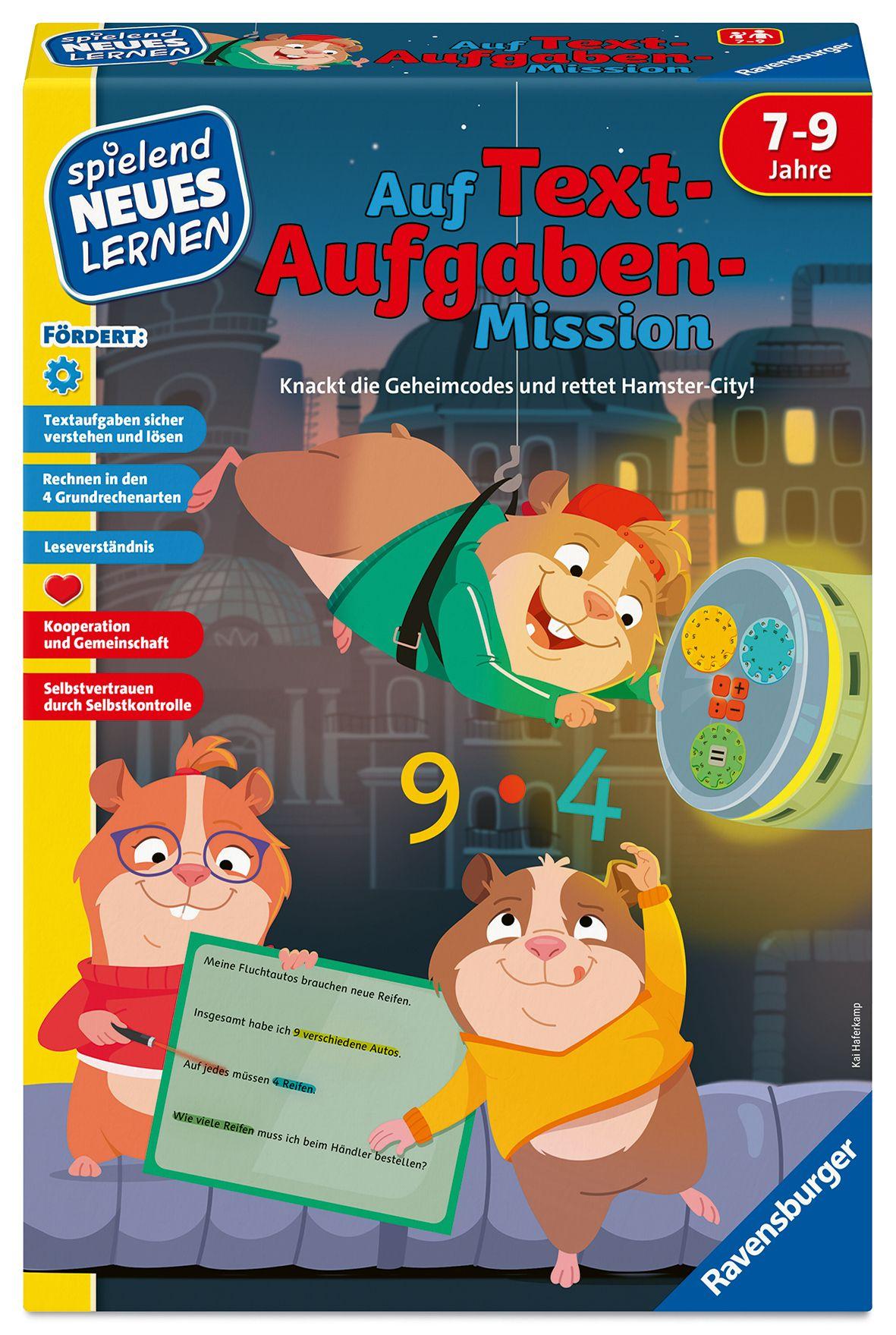 Vorderes Coverbild Auf Textaufgaben-Mission - Lernspiel ab 7 Jahre
