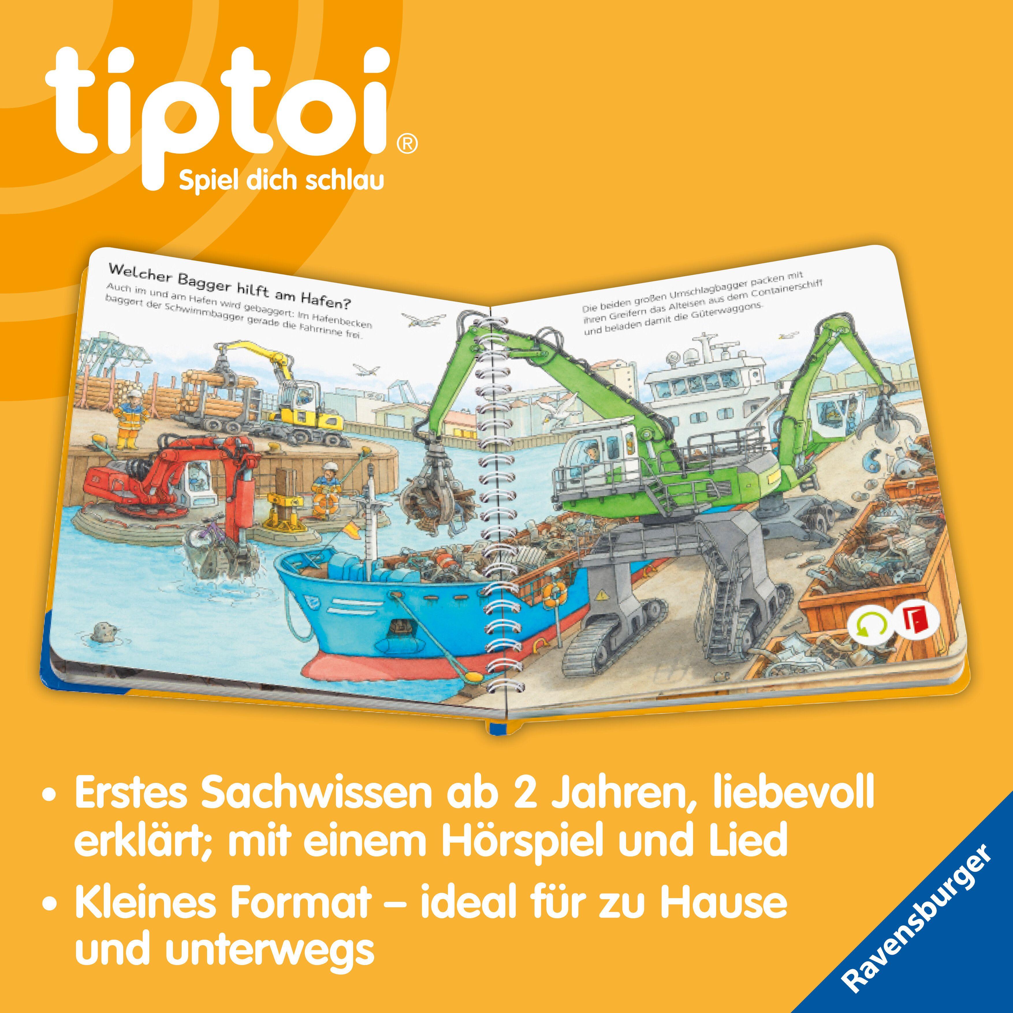Beispielinhalt (Bild) tiptoi® Wieso? Weshalb? Warum? junior - Bagger
