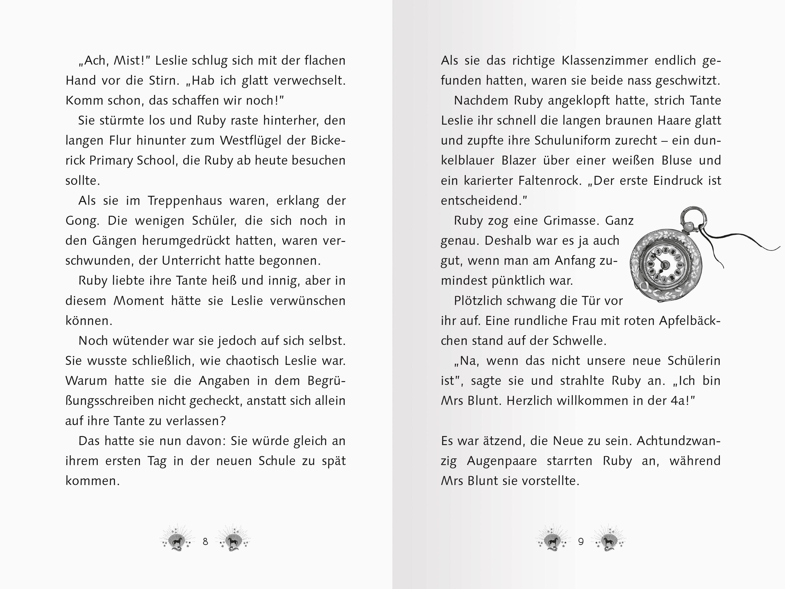 Beispielinhalt (Bild) Pferdeflüsterer-Mädchen, Band 1 - Rubys Entscheidung