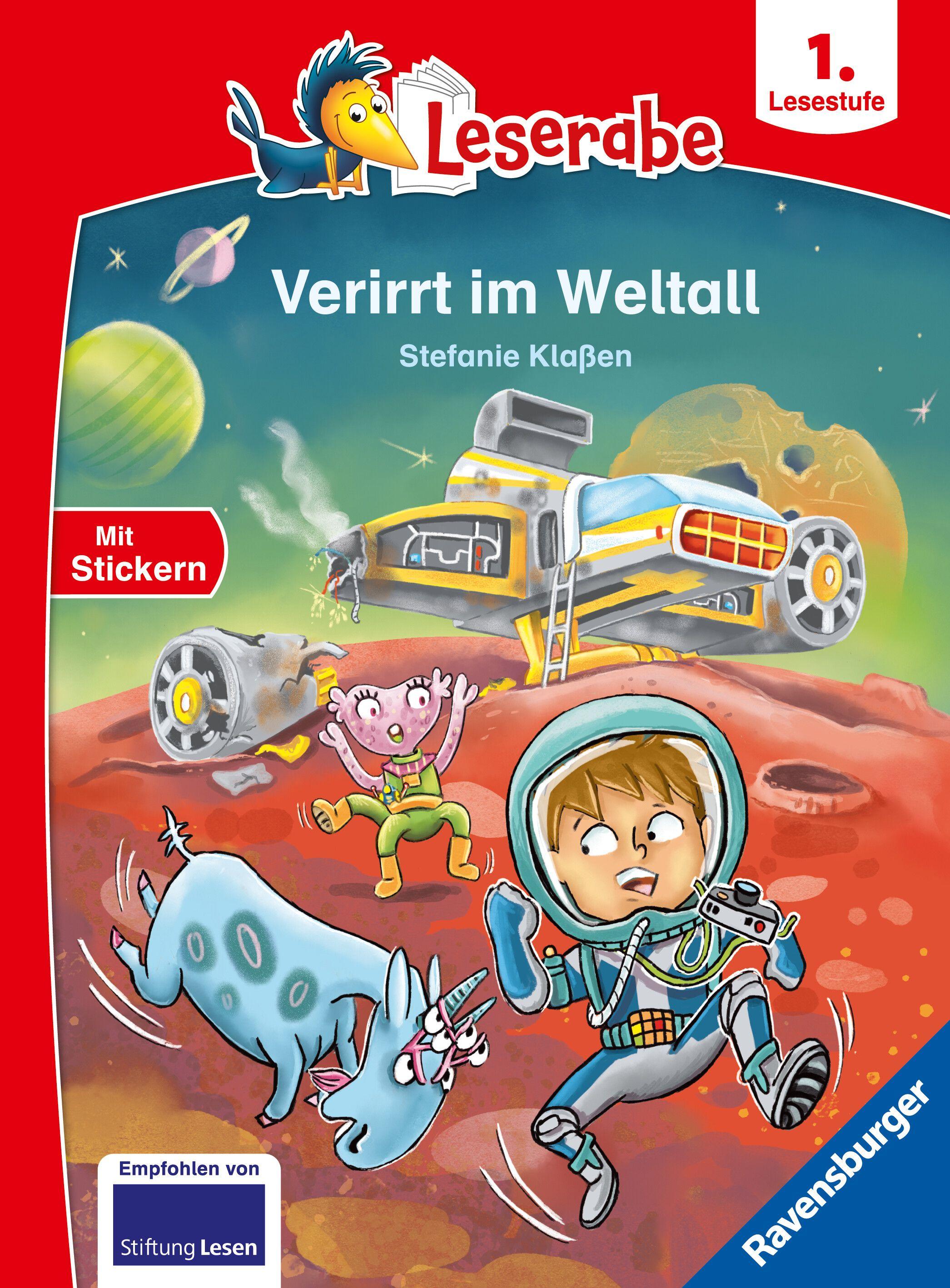 Vorderes Coverbild Leserabe 1. Lesestufe - Verirrt im Weltall