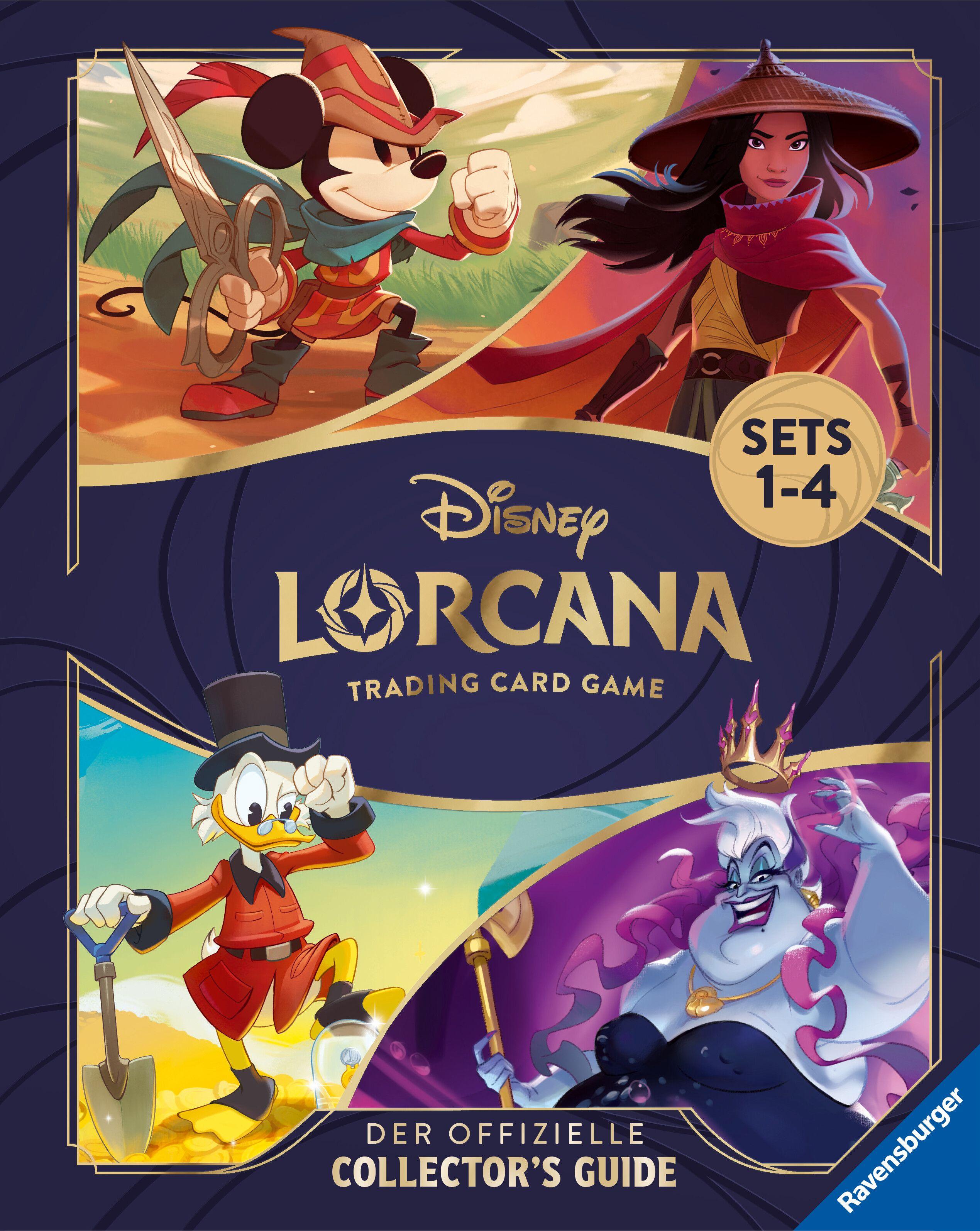 Vorderes Coverbild Disney Lorcana Trading Card Game - Der offizielle Collector's Guide: Sets 1-4 - Buch zum Spiel