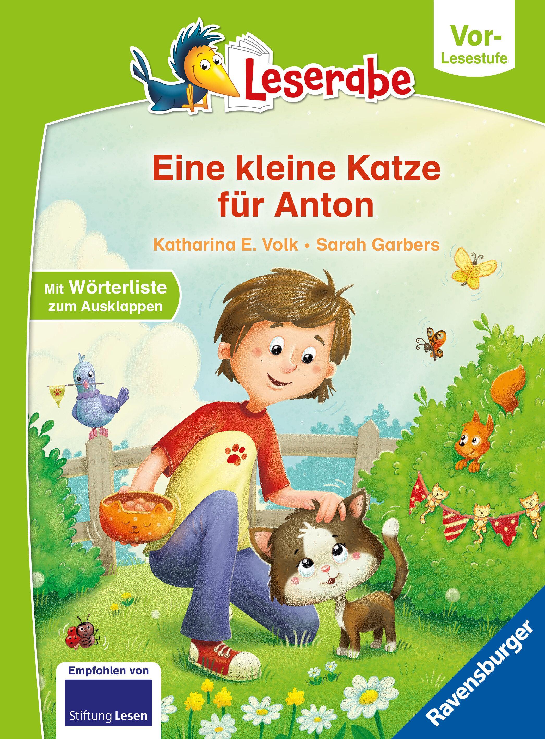 Vorderes Coverbild Leserabe Vor-Lesestufe - Eine kleine Katze für Anton