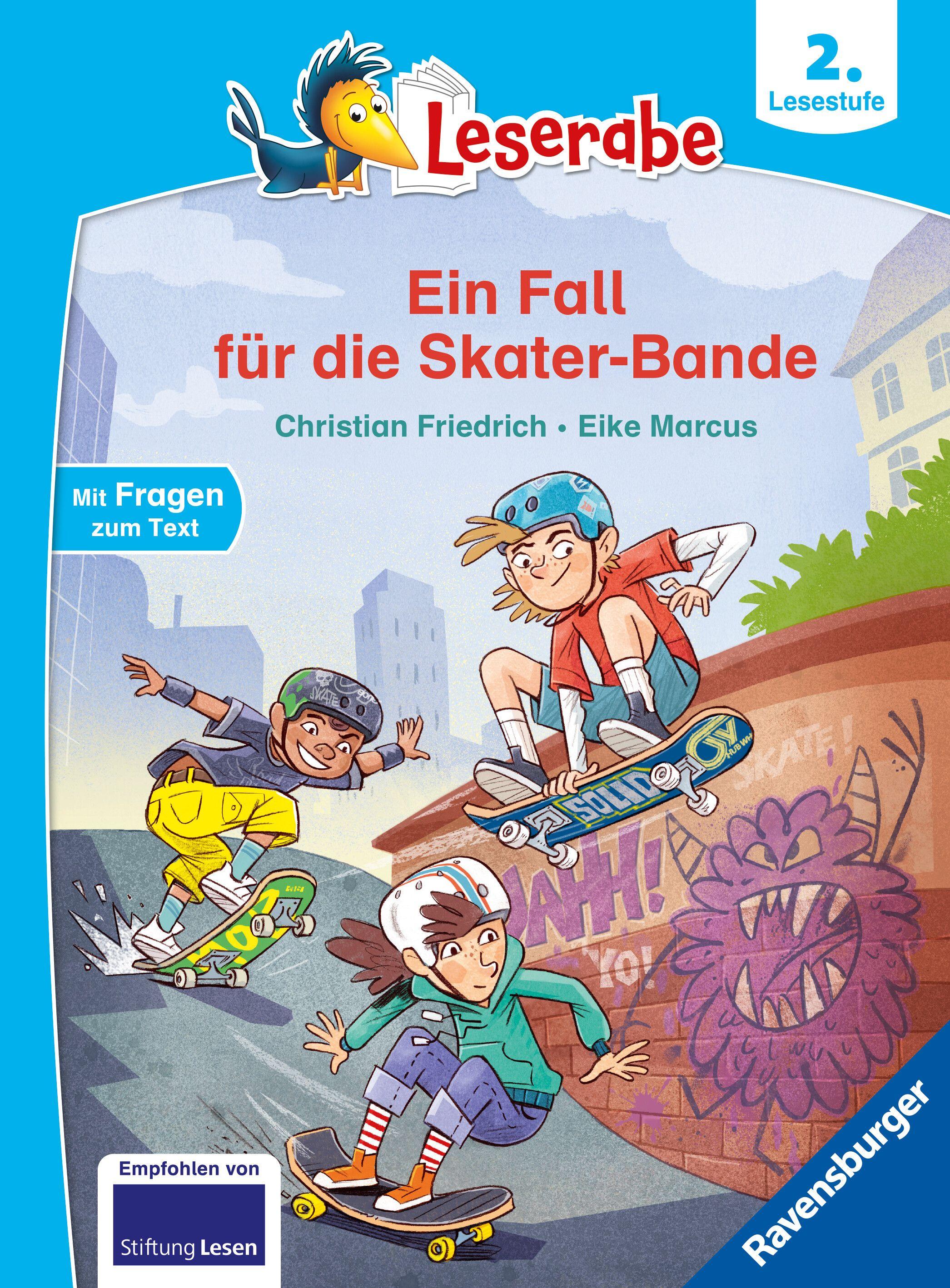 Vorderes Coverbild Leserabe 2. Lesestufe - Ein Fall für die Skater-Bande